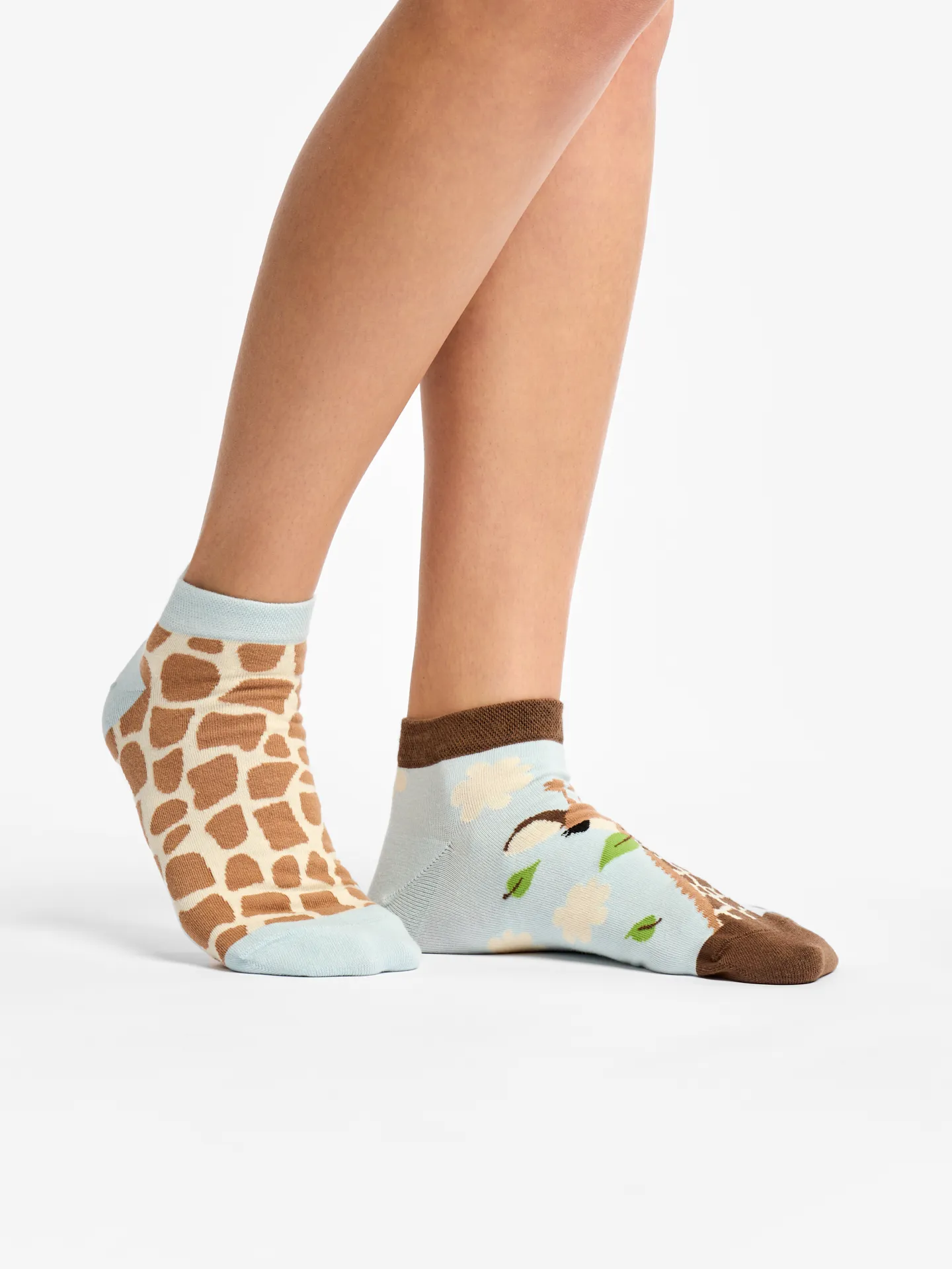 Vrolijke enkelsokken Schattige giraffe - Image 2