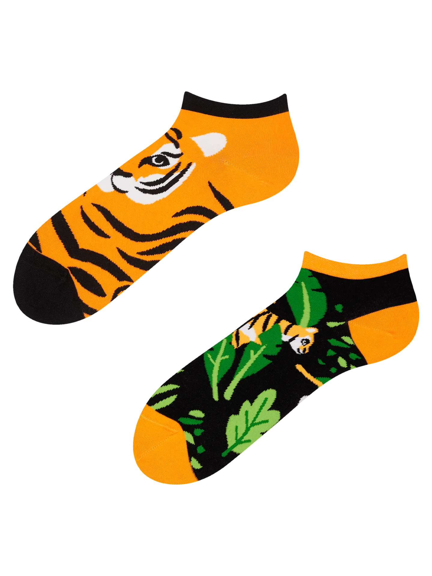 Vrolijke enkelsokken Jungle tijger