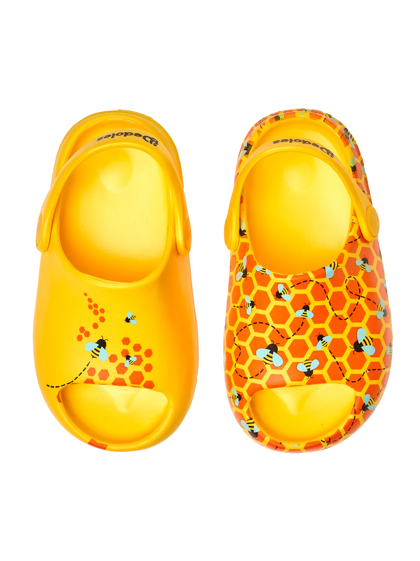 Vrolijke chunky babyklompen Bijtjes