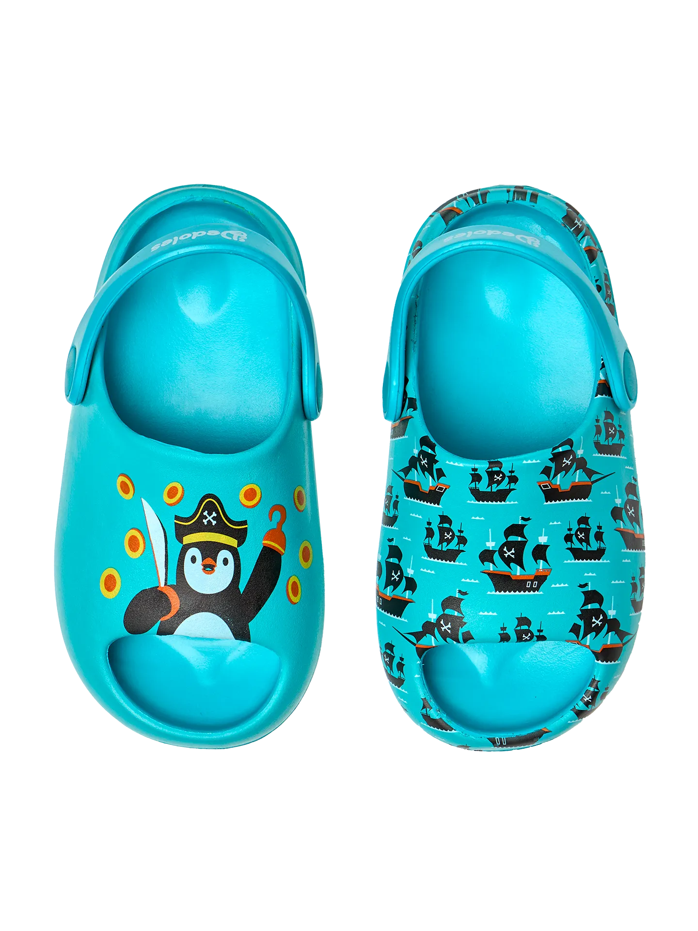 Vrolijke chunky babyklompen Piratenboot