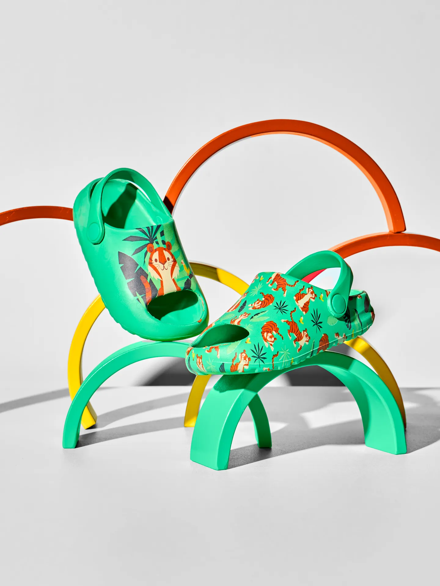 Vrolijke chunky babyklompen Jungletijger - Image 3