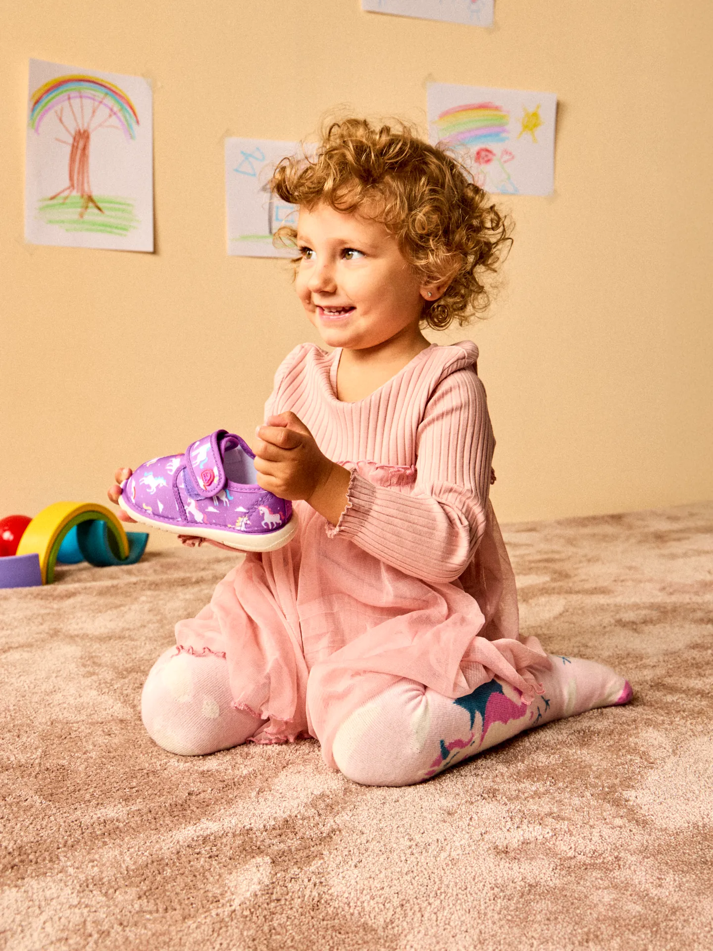 Vrolijke babyslippers Dreaming Unicorn - Image 6