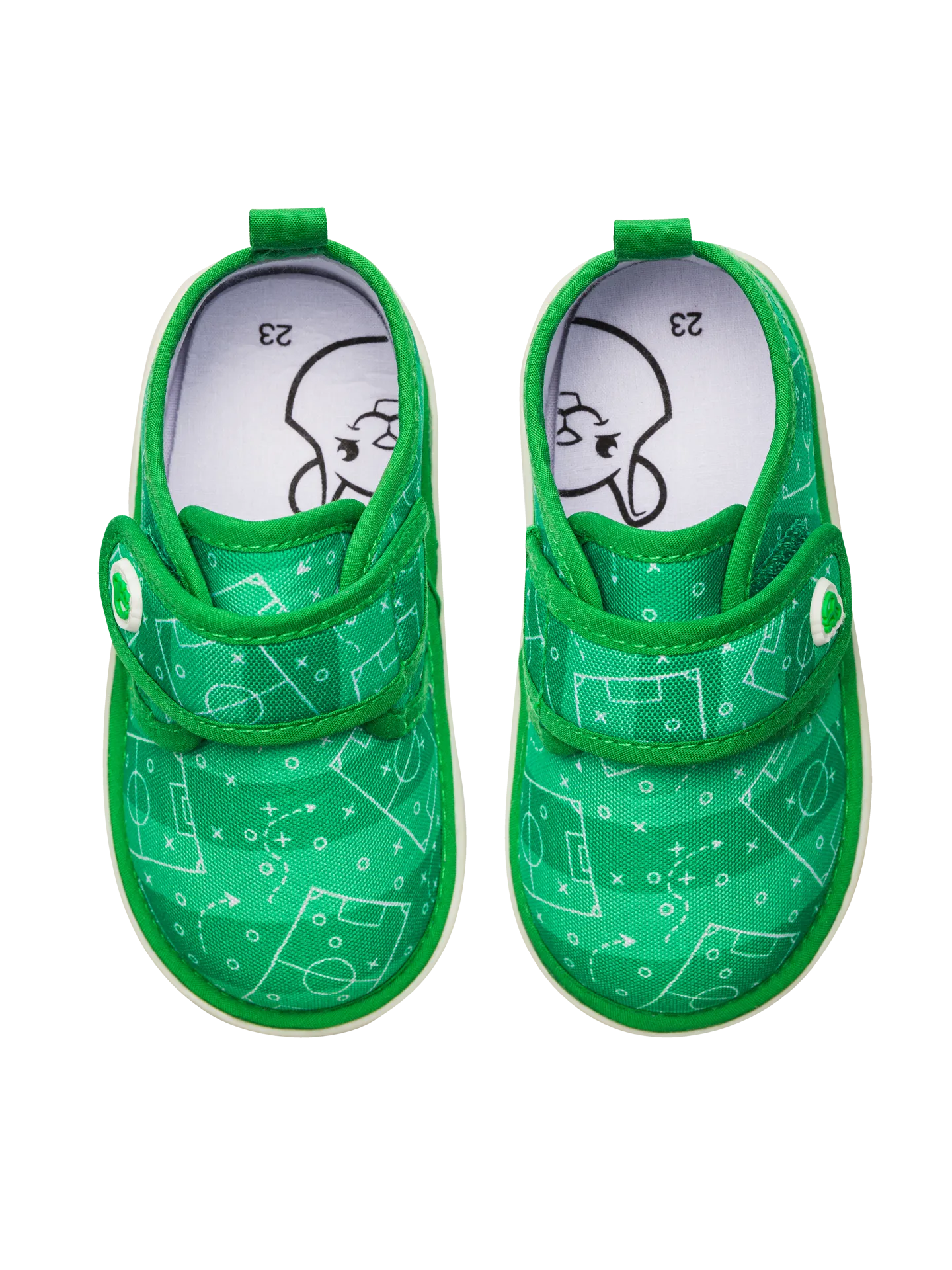 Vrolijke babyslippers Voetbal