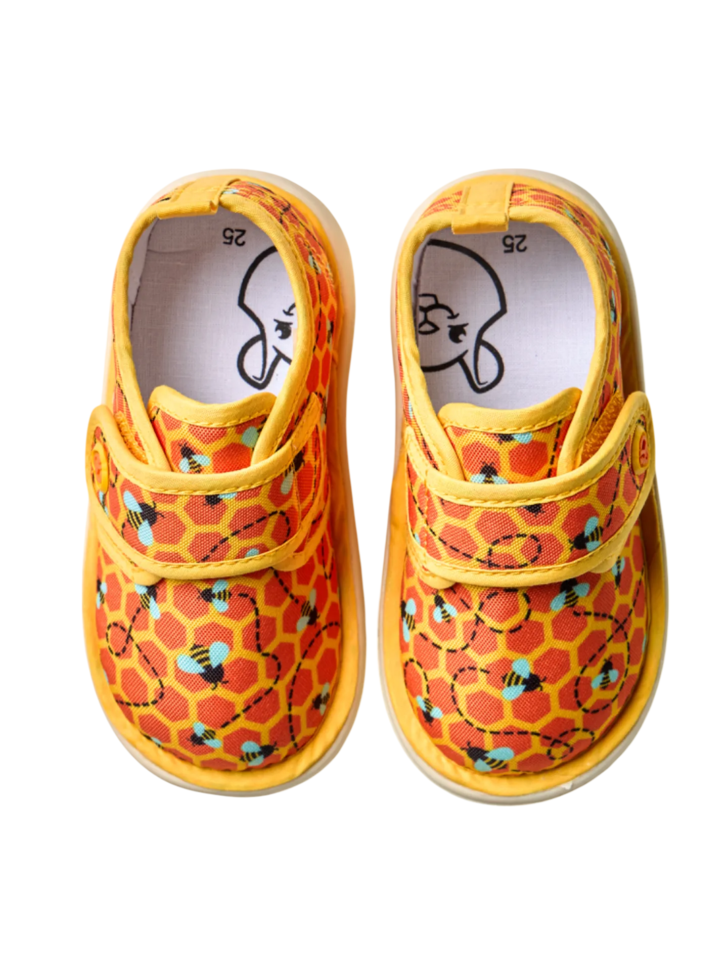 Vrolijke babyslippers Bijtjes