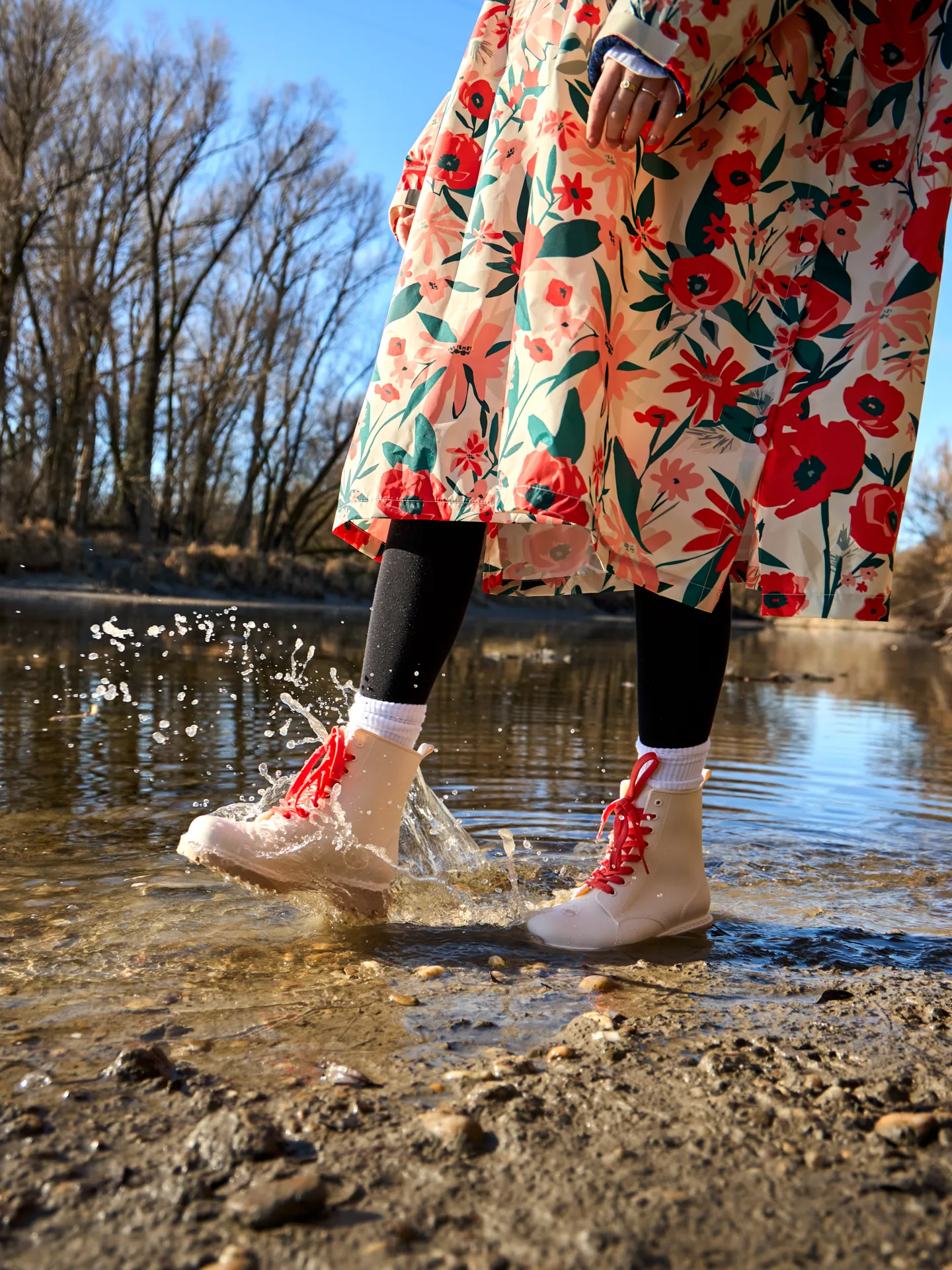 Regenlaarzen voor dames Beige - Image 8