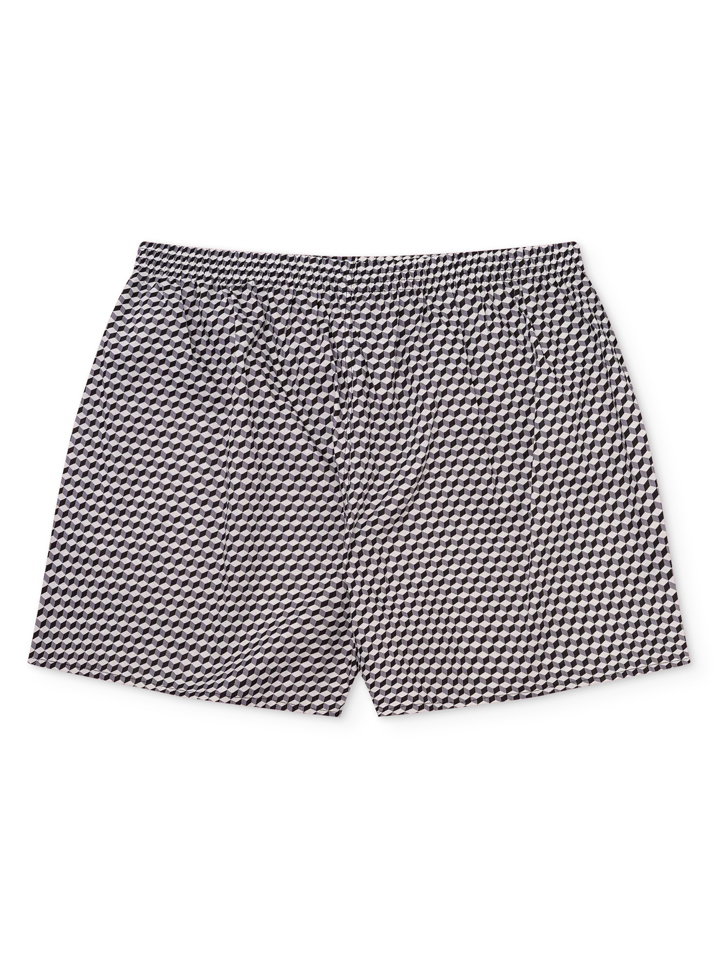 Zwart-wit heren boxershort met patroon - Image 4