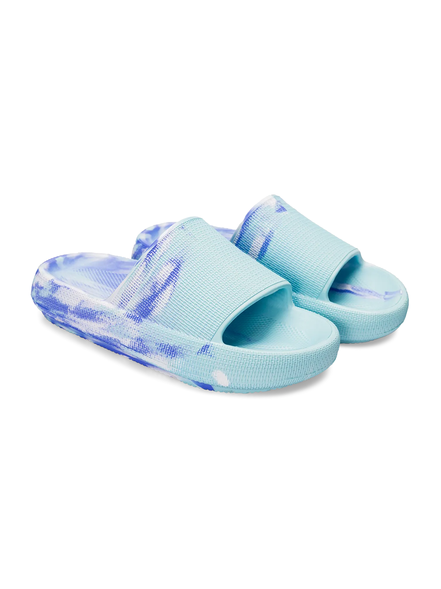Plateausliders voor dames Blue marble - Image 2