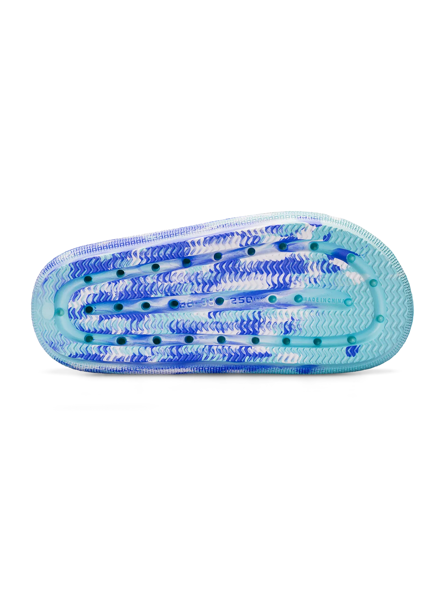 Plateausliders voor dames Blue marble - Image 4