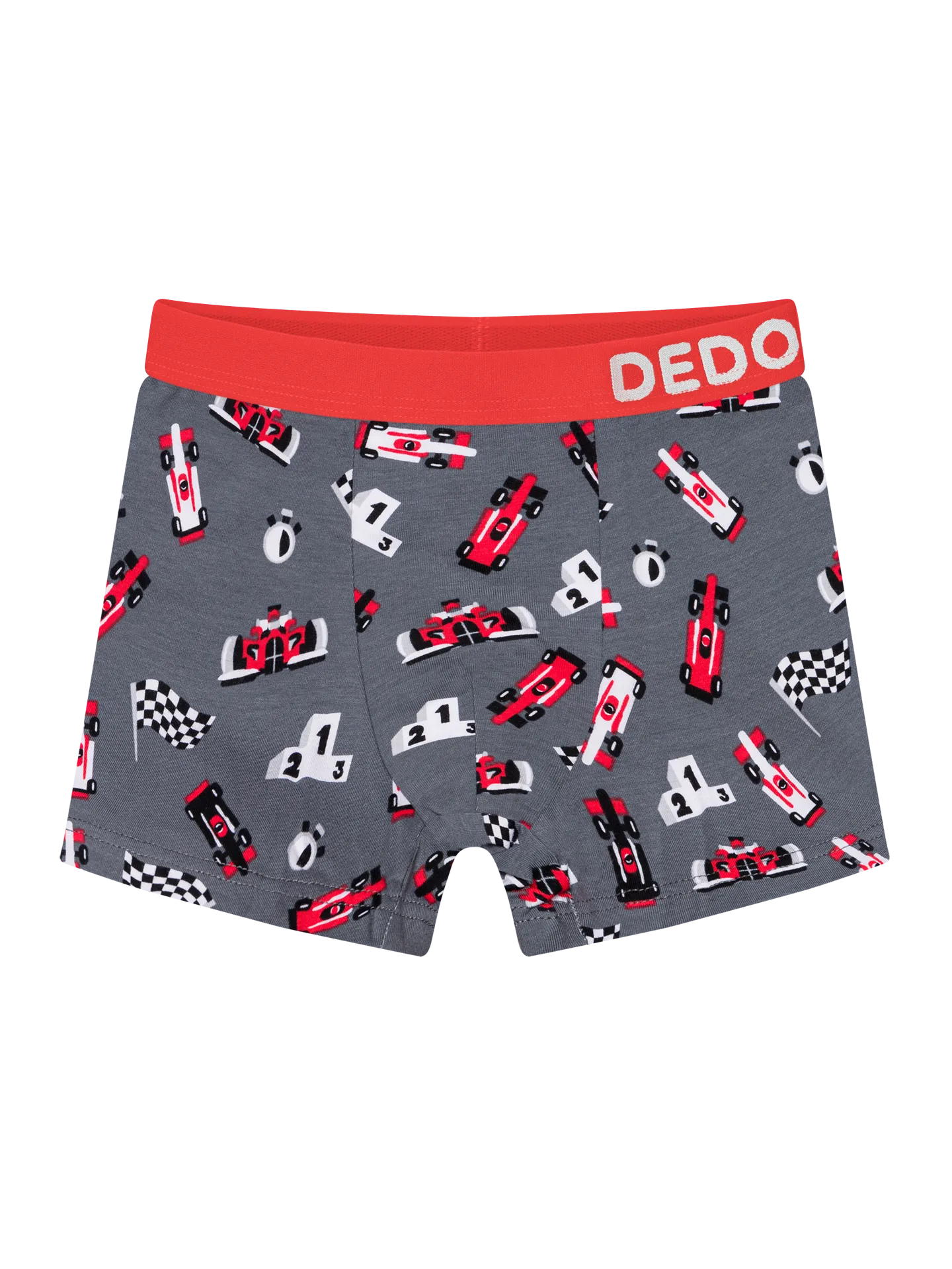 Vrolijke boxers voor jongens Formule race