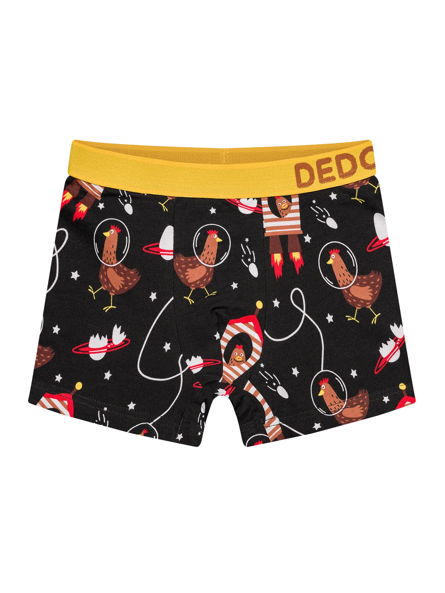 Vrolijke boxers voor jongens Kip astronaut
