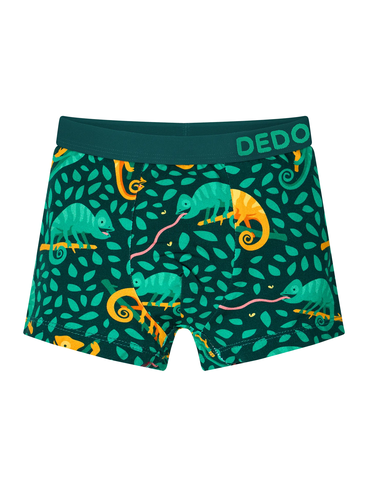 Vrolijke boxers voor jongens Kameleon op jacht