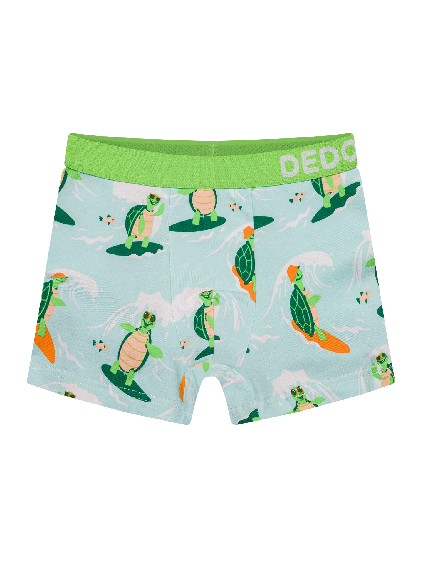 Vrolijke boxers voor jongens schildpad de surfer