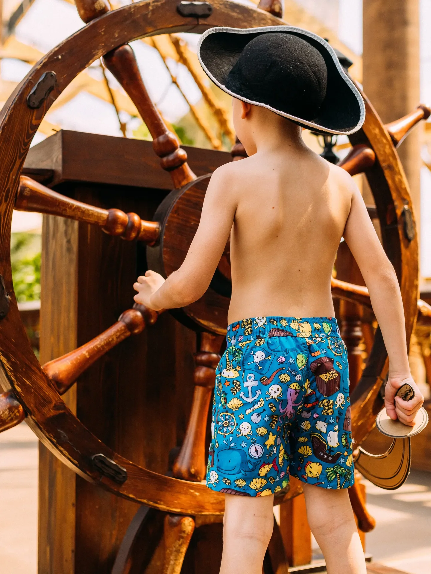 Vrolijke zwemshorts voor jongens Piratenleven - Image 5