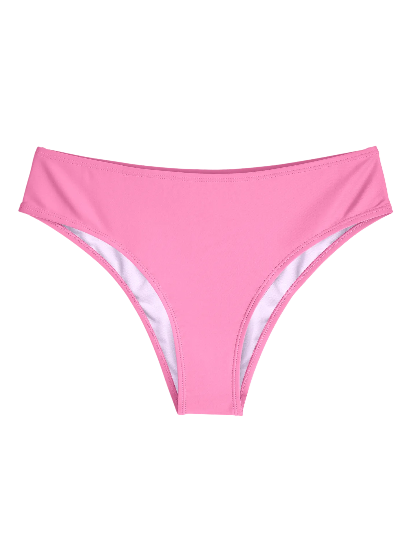 Suikerroze midwaist bikinislip