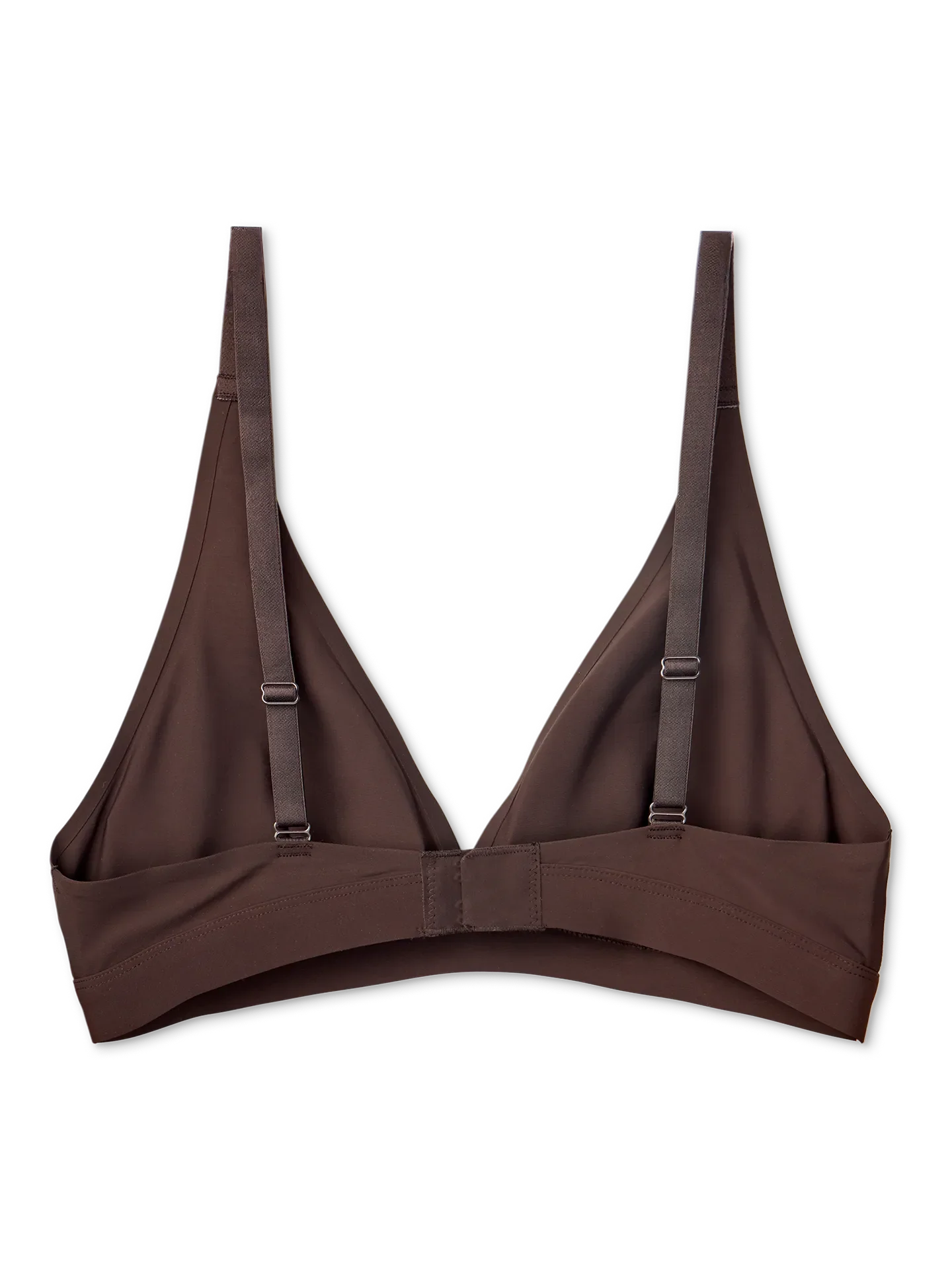 Chocoladebruine naadloze driehoek-bralette - Image 2