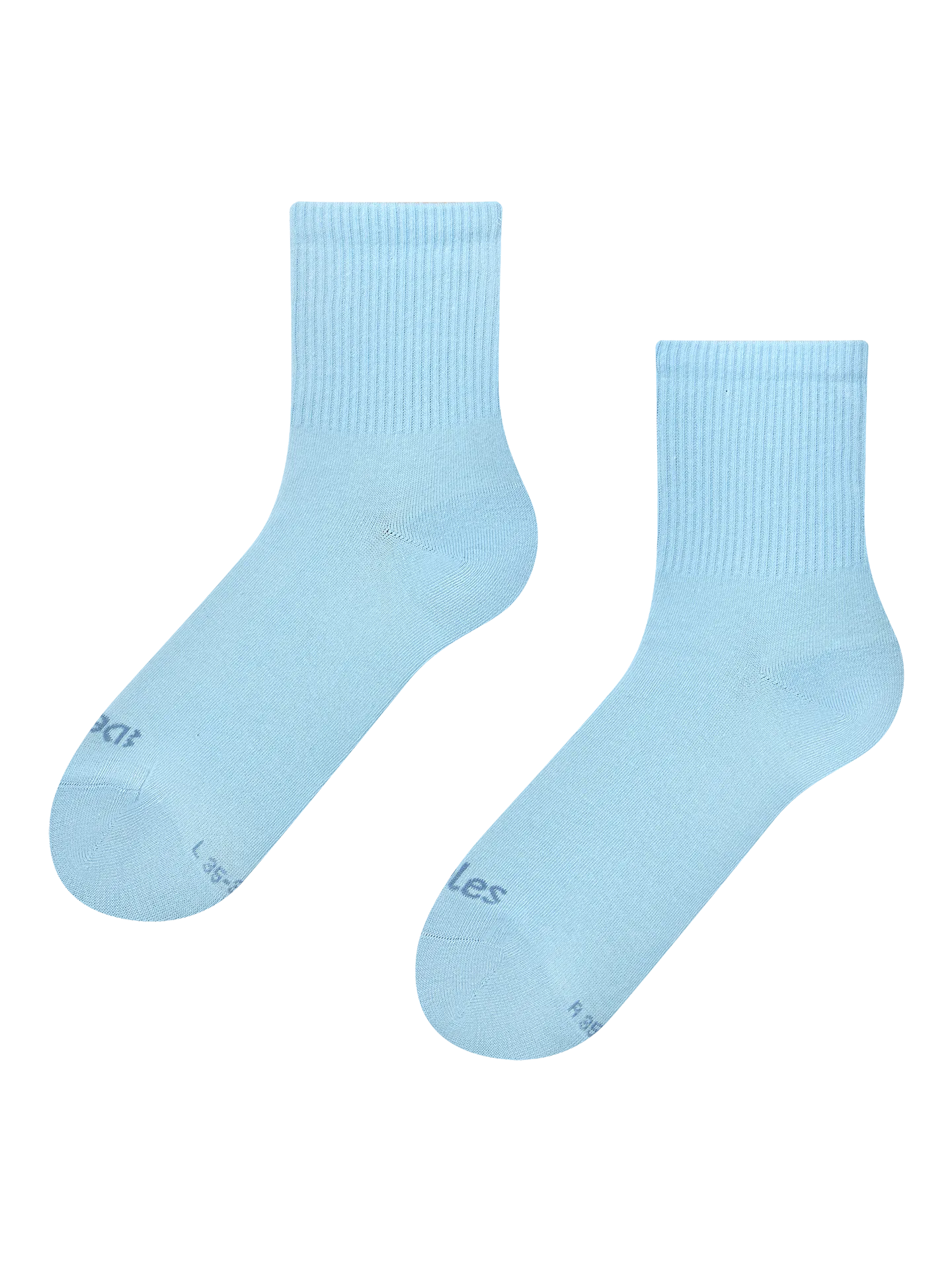 Crewsokken Poederblauw