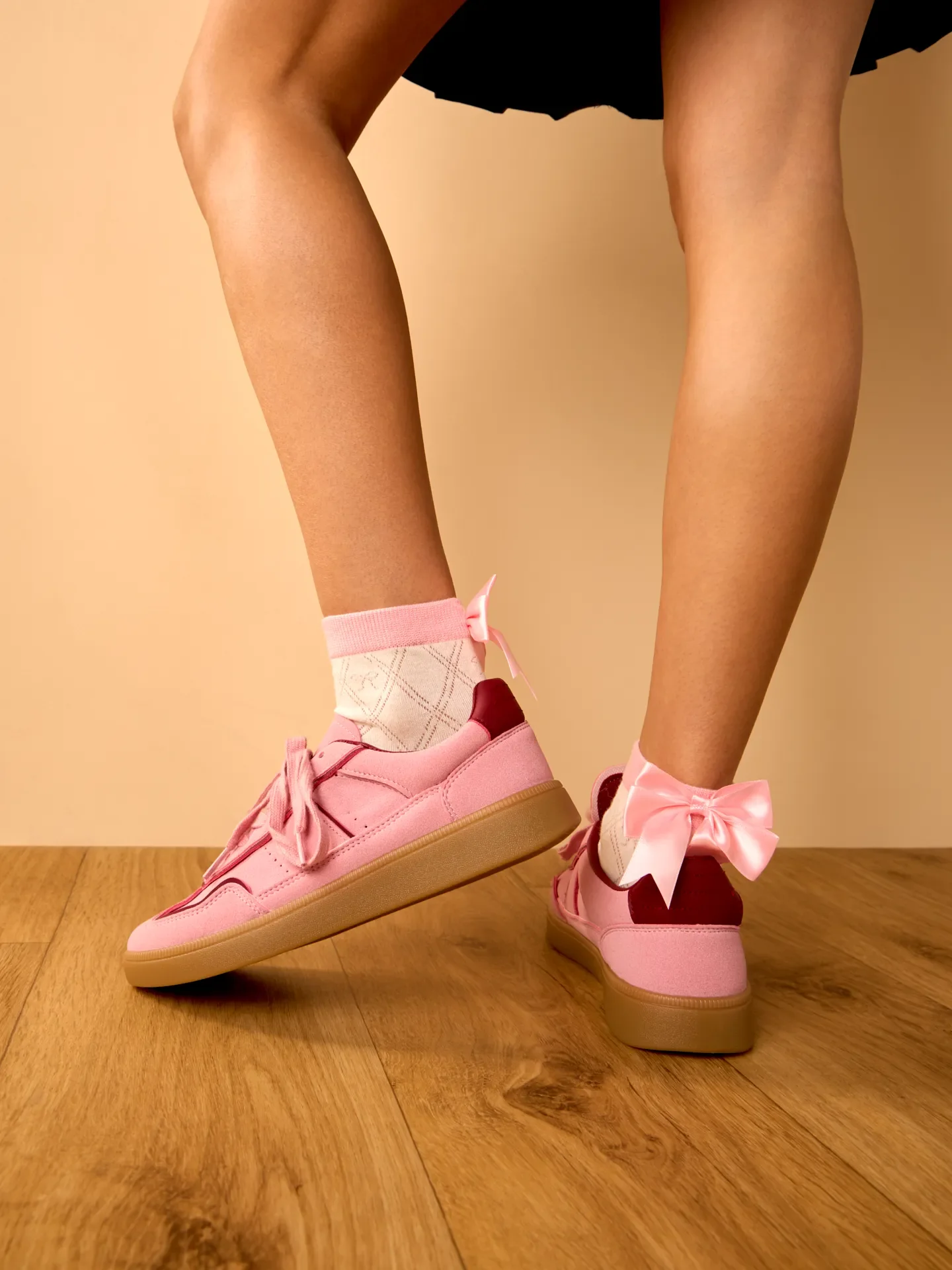 Cutecore sokken roze strik - Image 3