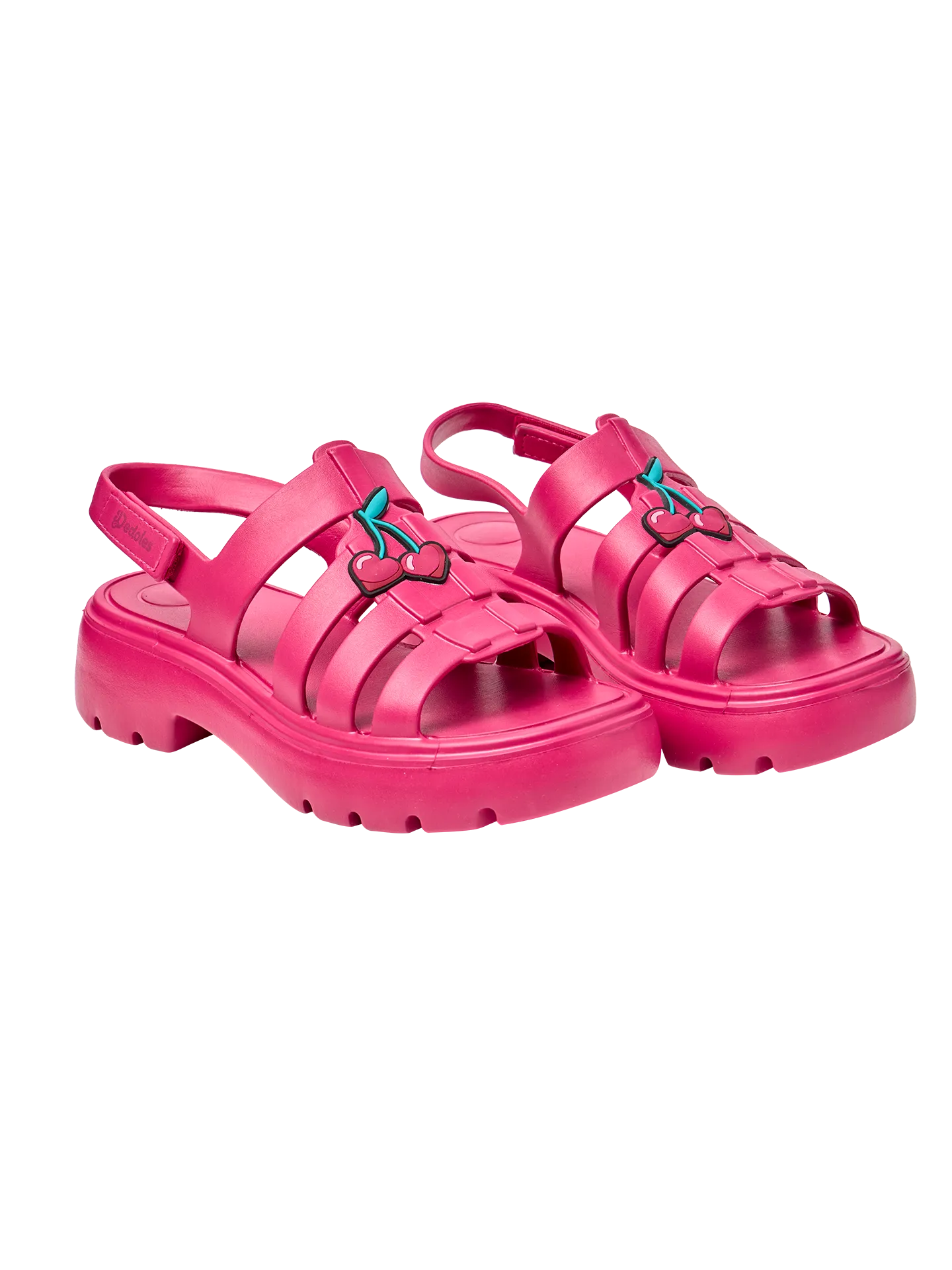 Fishermansandalen voor dames Donkeroze