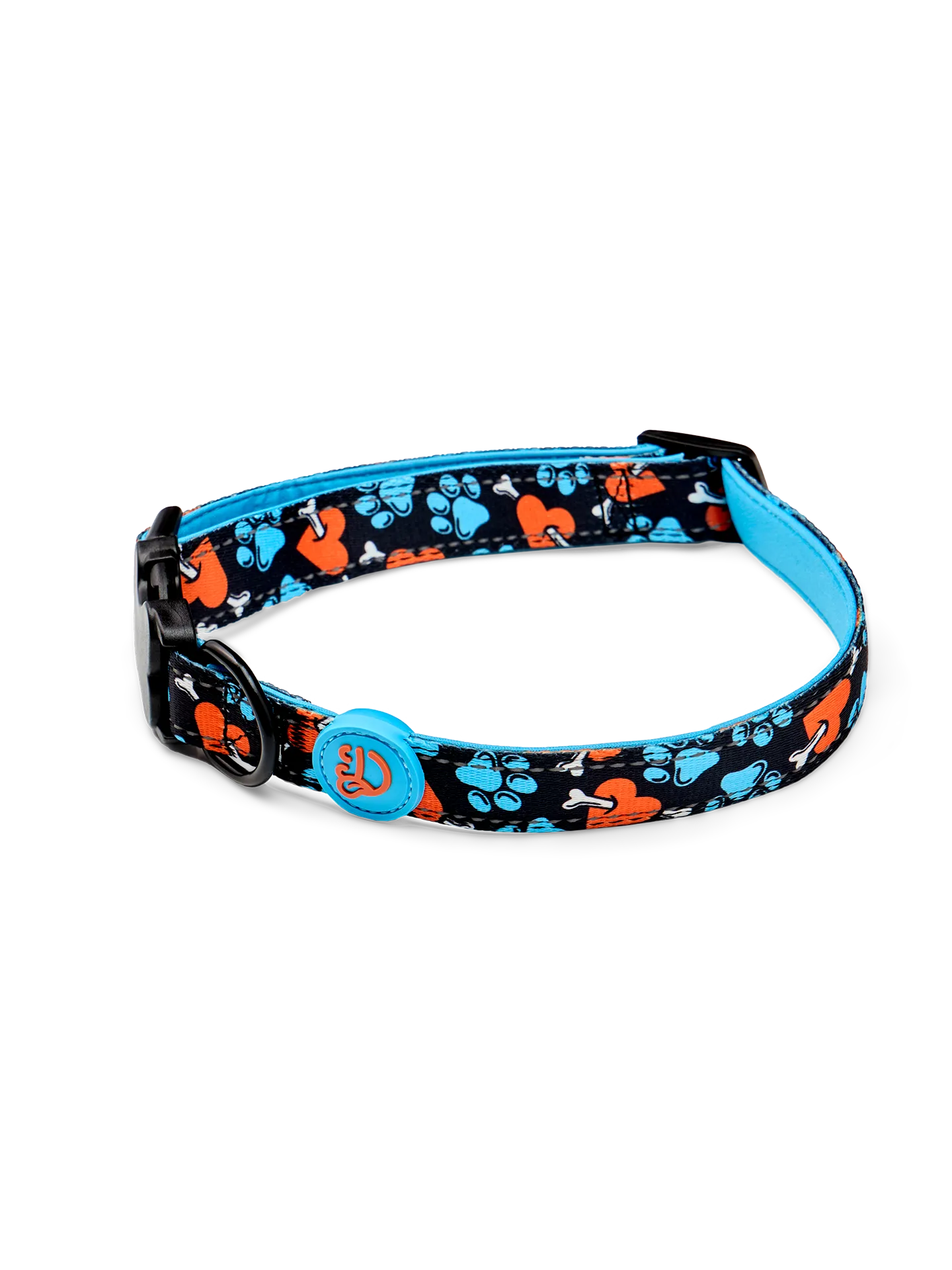 Hondenhalsband Hartjes en pootjes