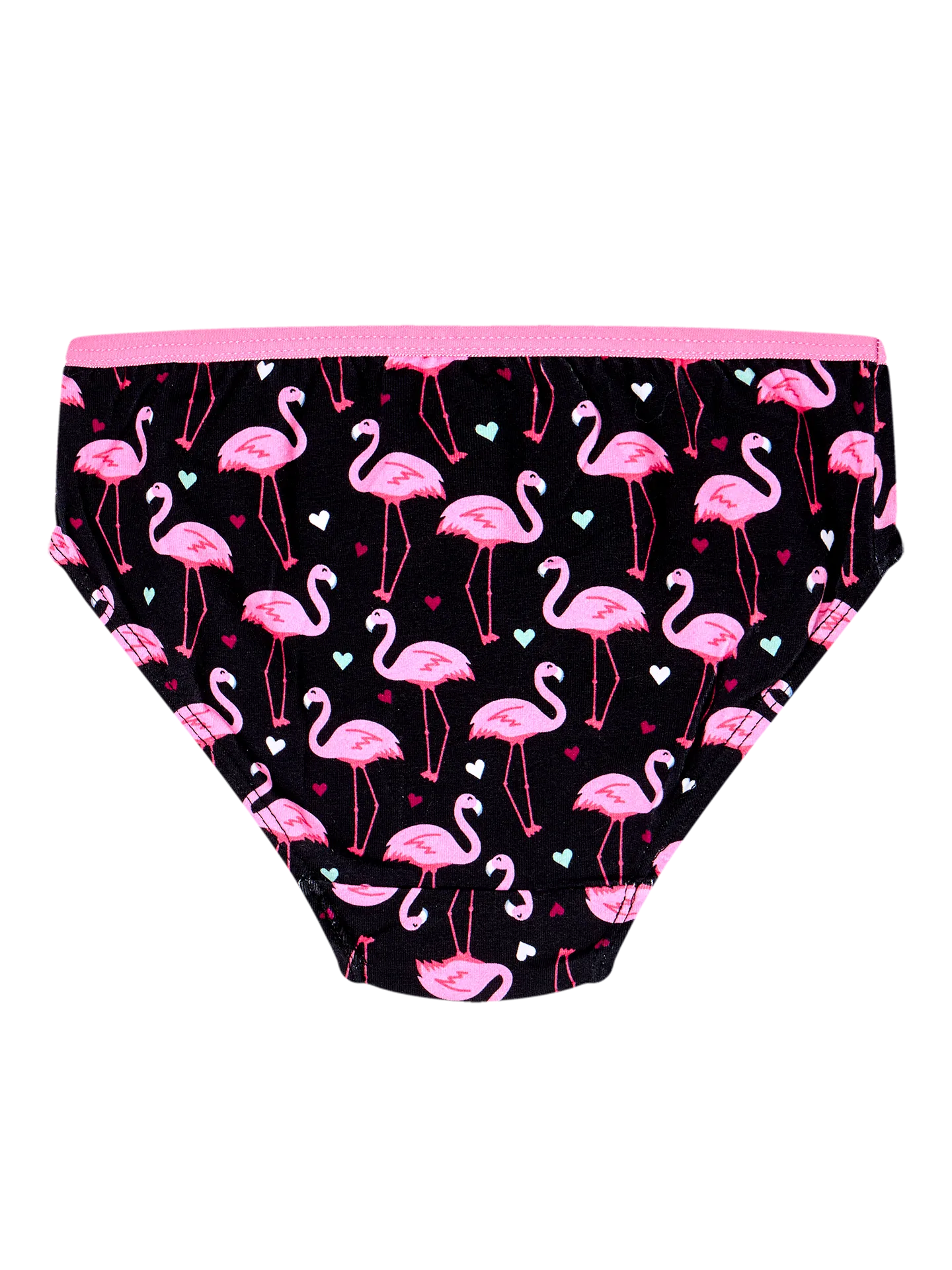 Vrolijke meisjes slips Flamingo's en hartjes - Image 2