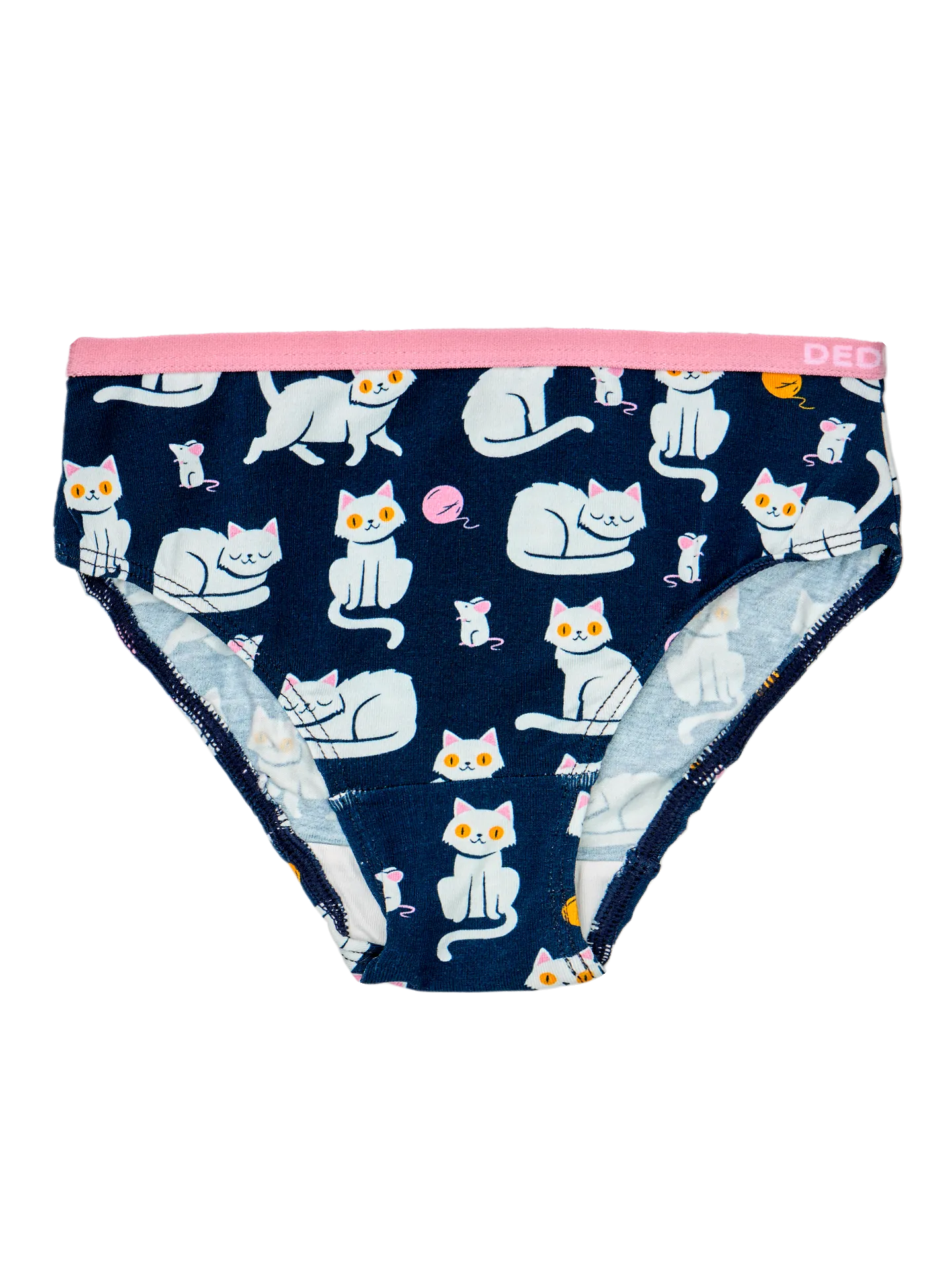 Vrolijke meisjesslips Speelse kitty