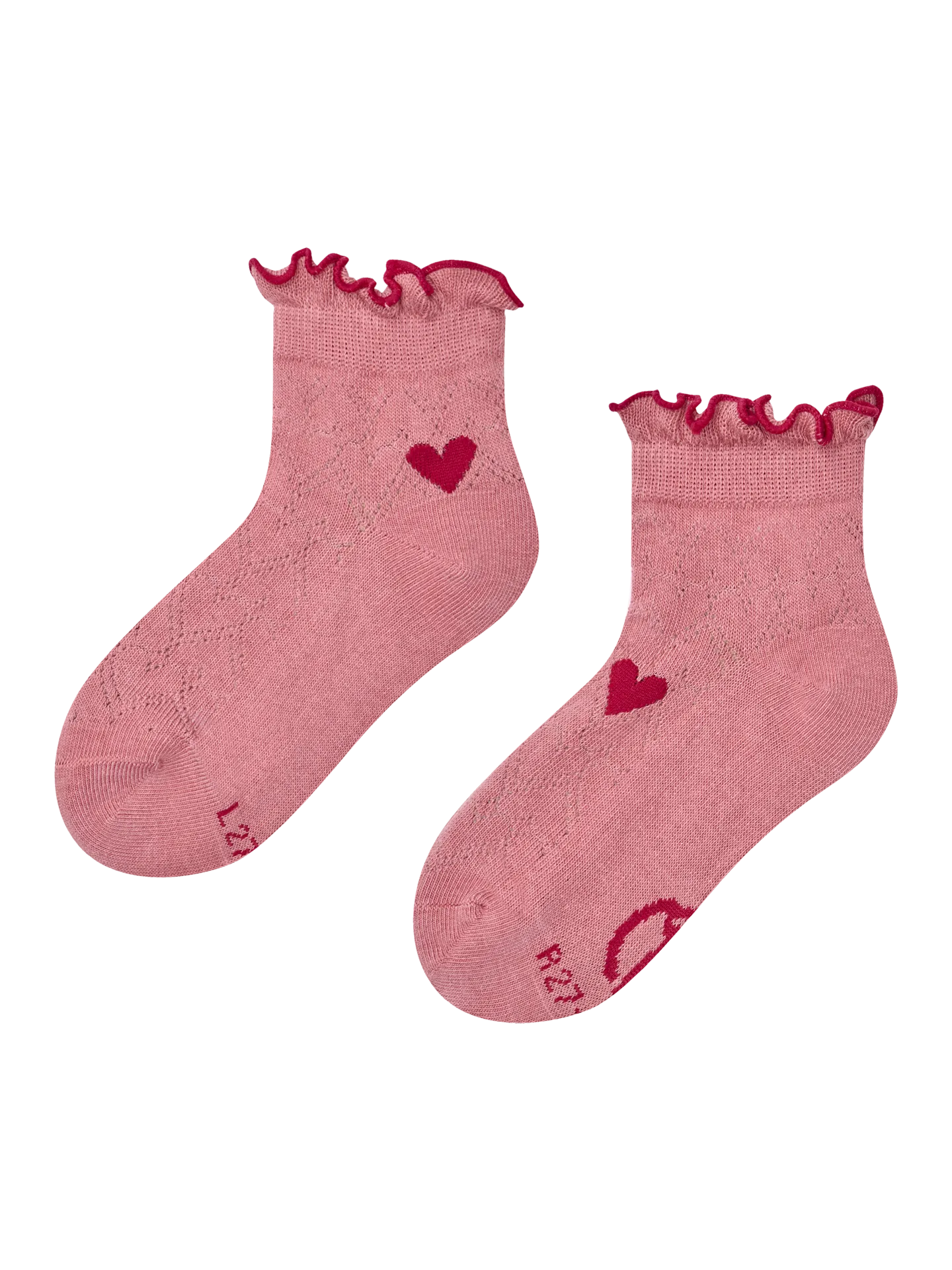 Meisjes cutecore sokken Rode hartjes