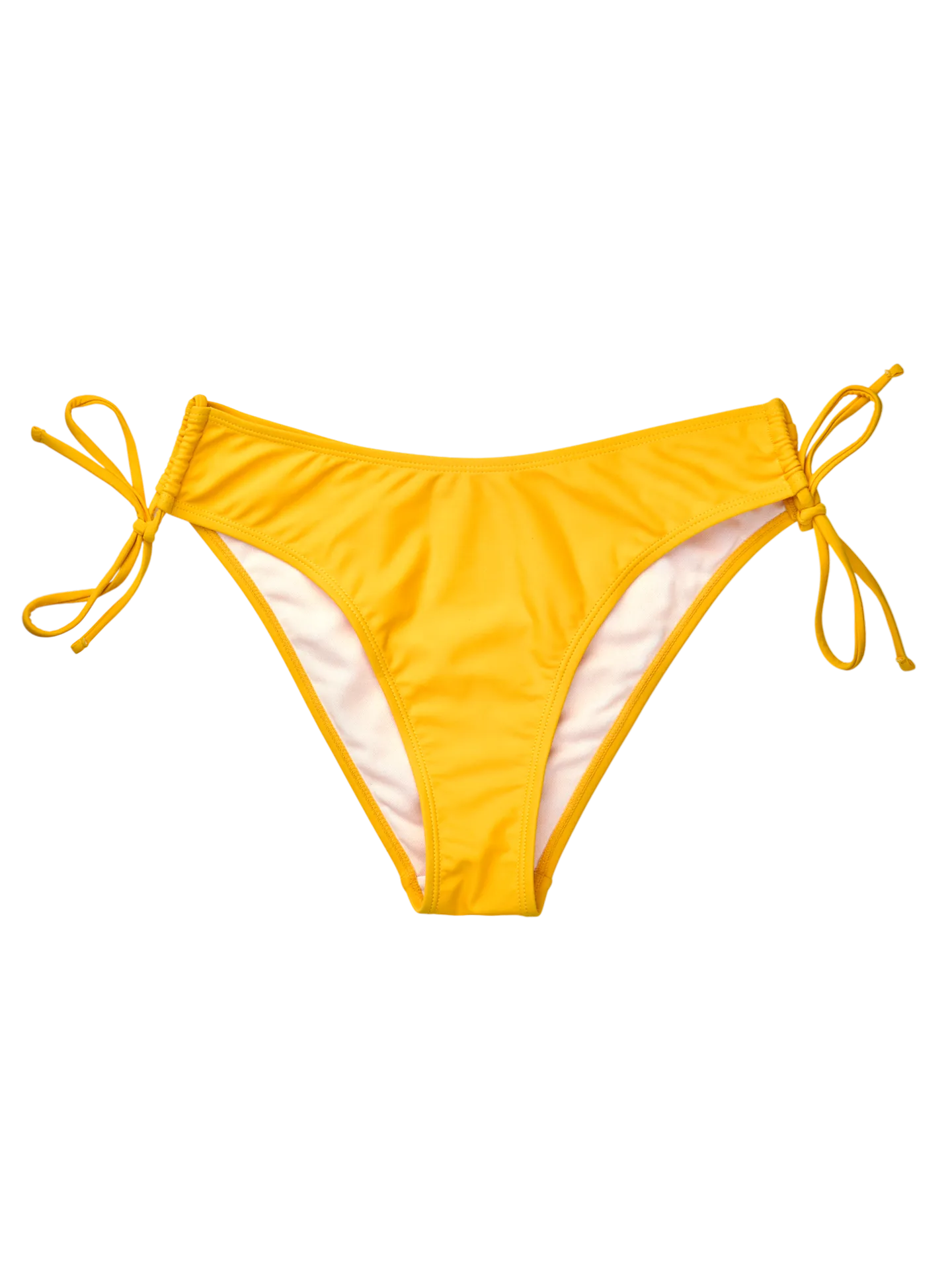 Verstelbaar bikinibroekje Goudgeel