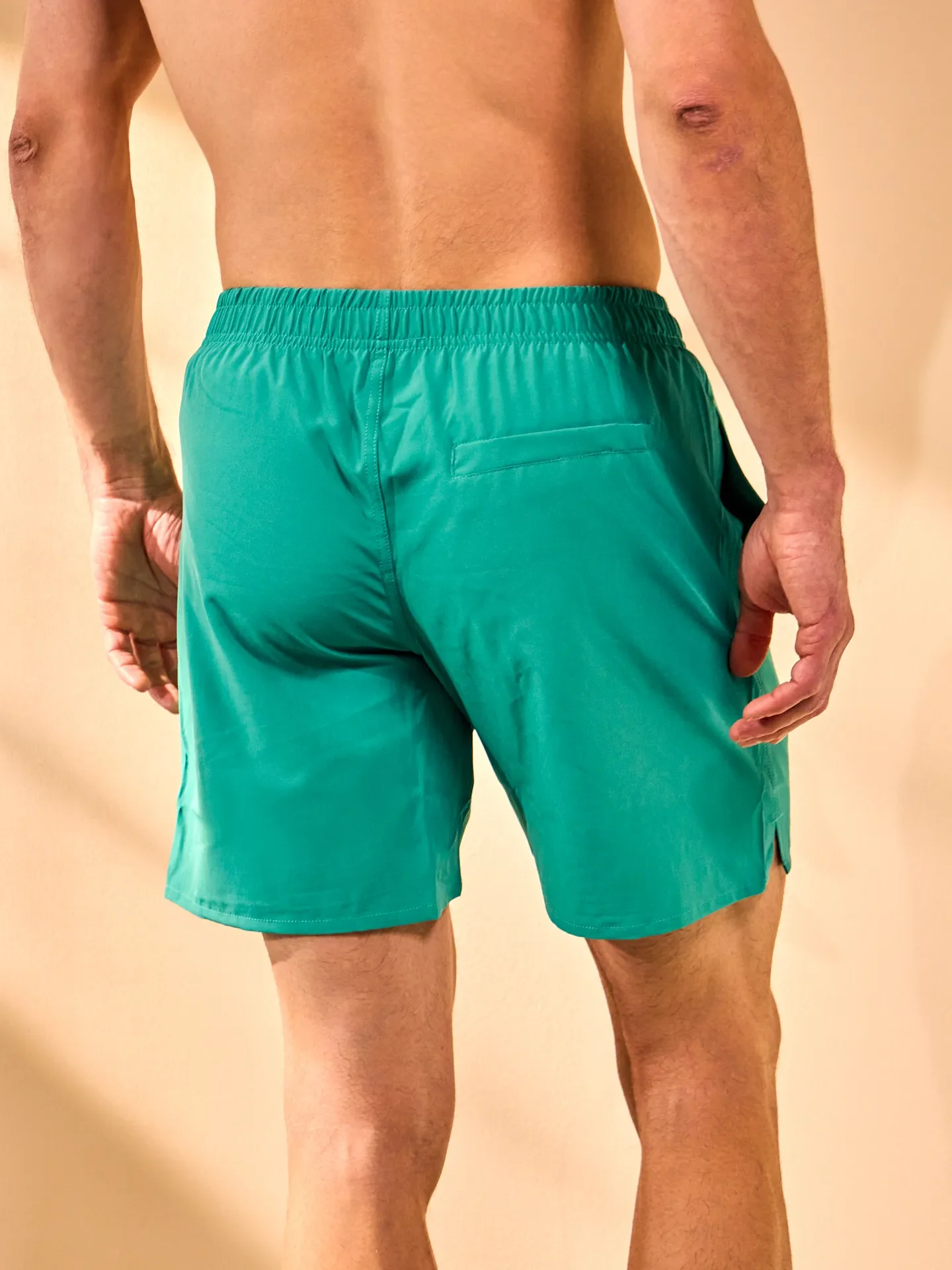 Groen turquoise zwemshort voor heren - Image 3