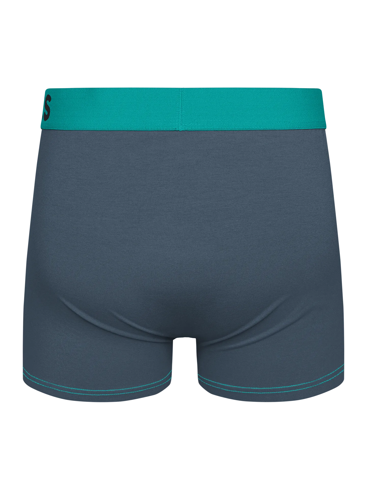 Herentrunks grijs en turquoise - Image 2