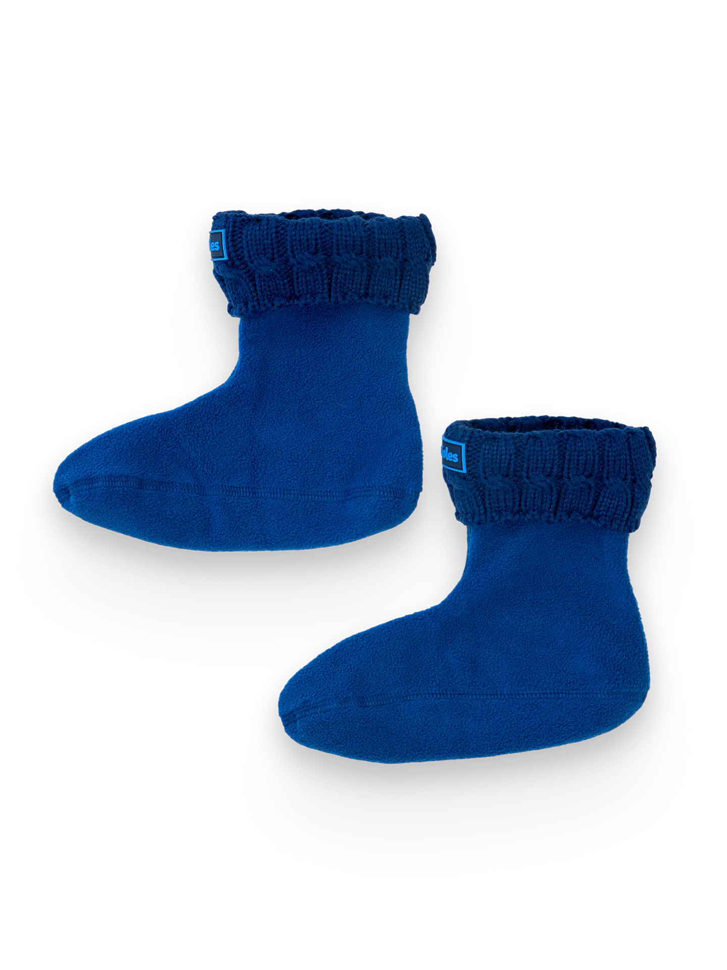 Geïsoleerde kindersokken voor regenlaarzen oceaanblauw