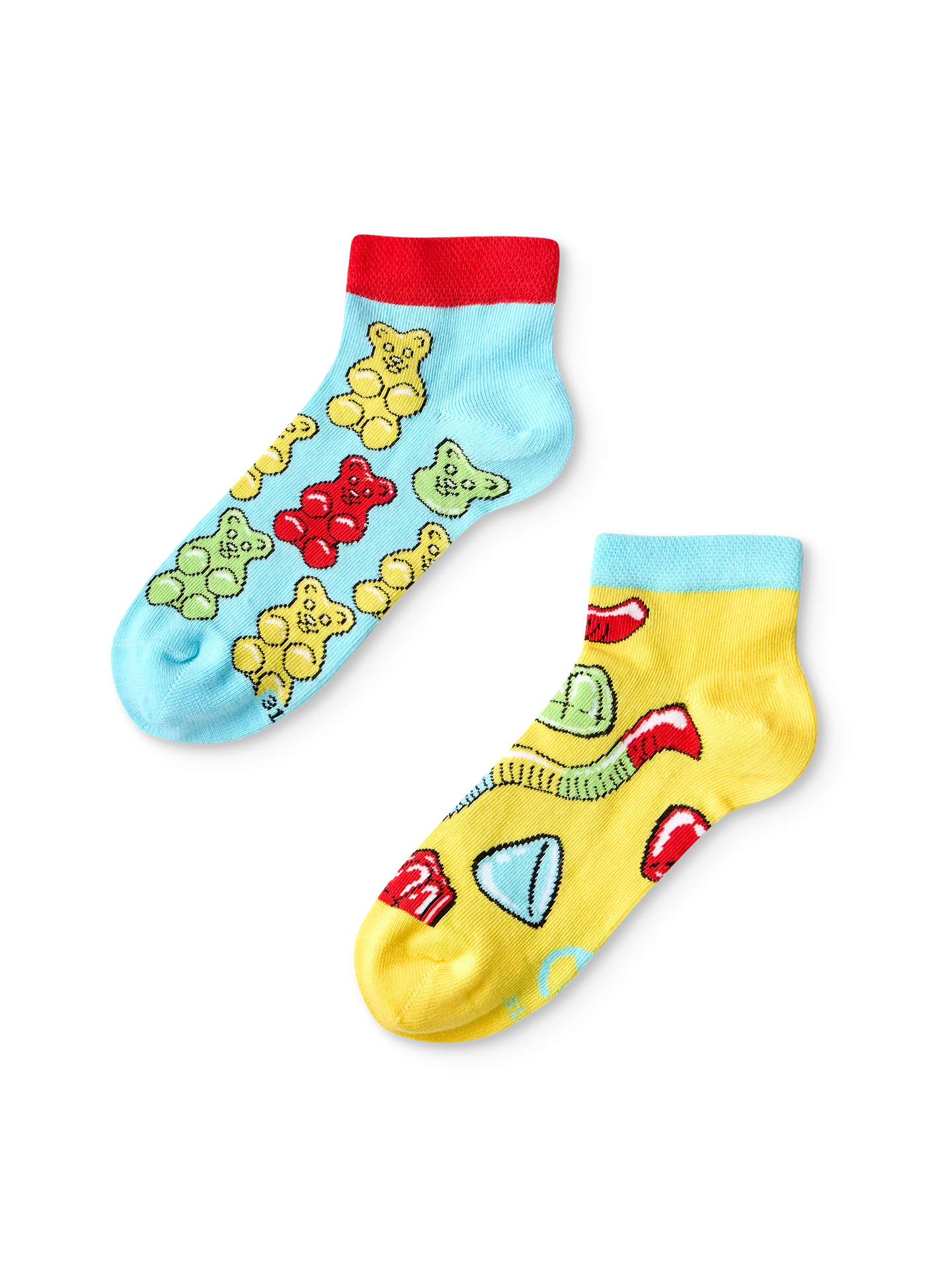 Vrolijke enkelsokken voor kinderen Gummibeertjes