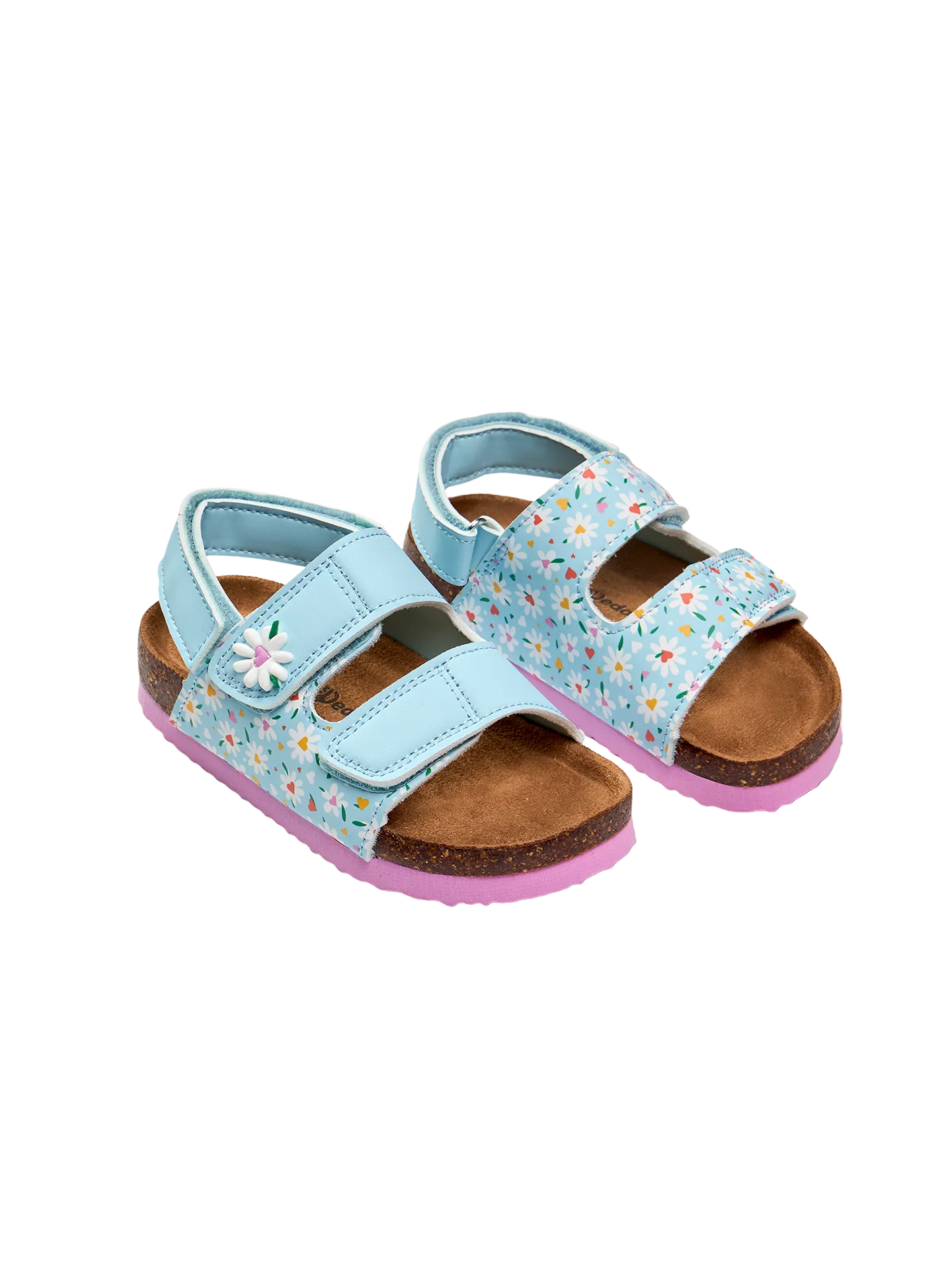 Kurksandalen voor kinderen Hartjes en madeliefjes - Image 4