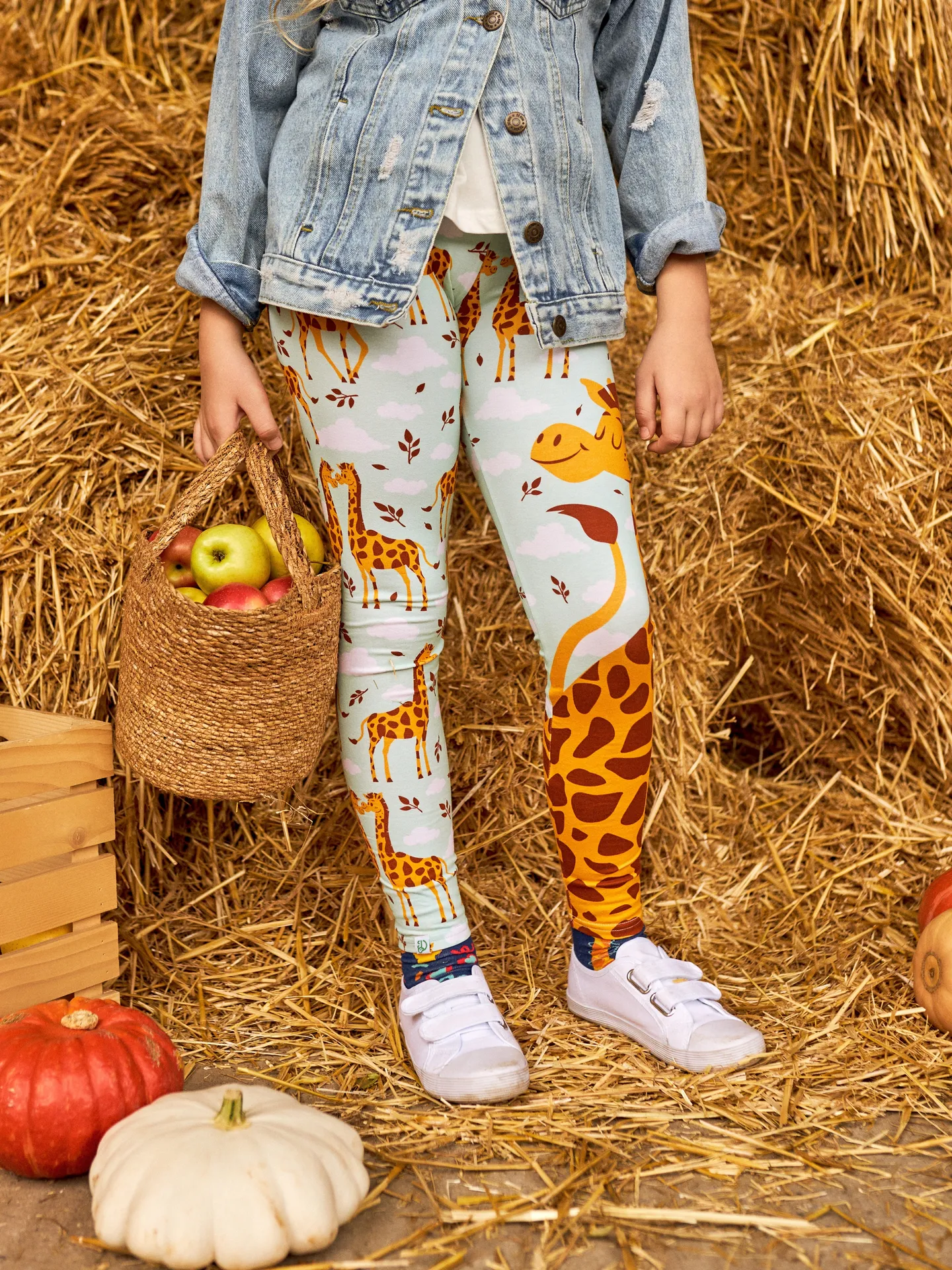Vrolijke katoenen kinderlegging Verliefde giraffes - Image 2