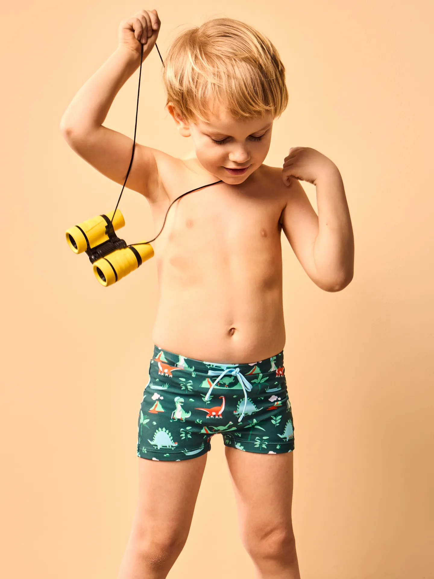 Vrolijk elastisch zwemshort voor kinderen Dino skatepark - Image 2