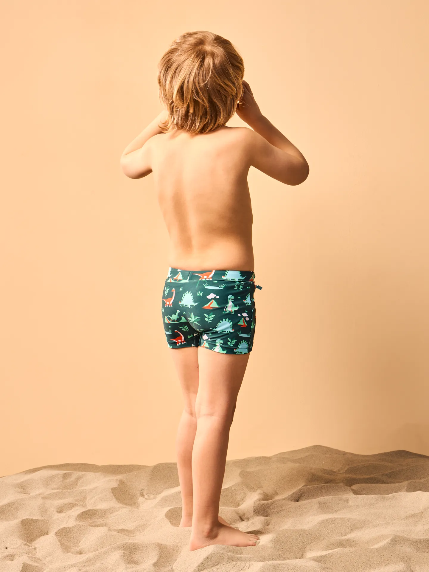 Vrolijk elastisch zwemshort voor kinderen Dino skatepark - Image 3