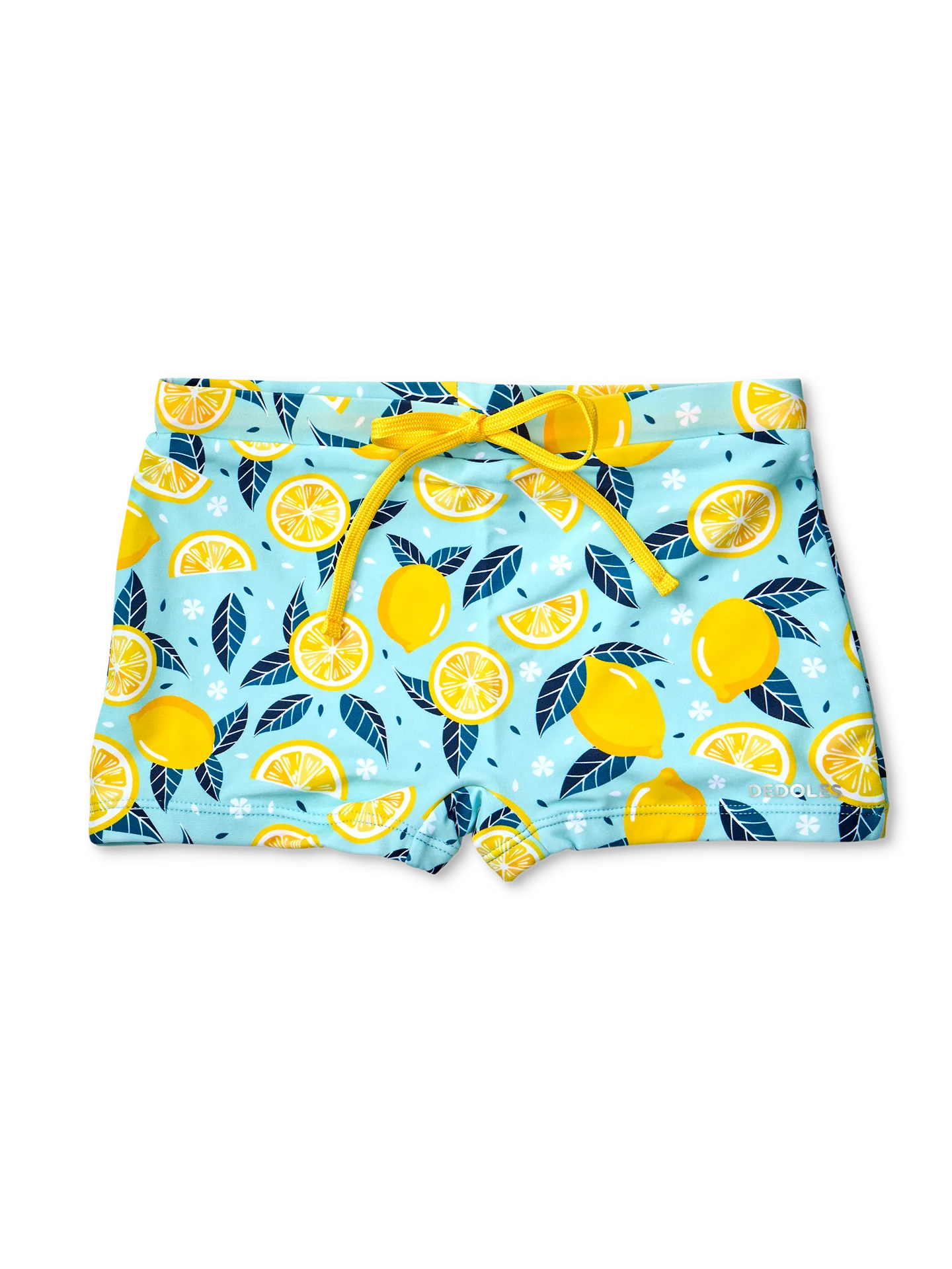 Vrolijk elastisch zwemshort voor kinderen Zomercitroenen