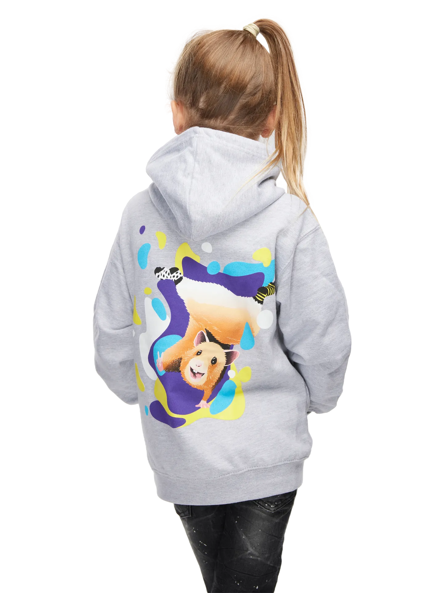 Vrolijke kinderhoodie Breakdance hamster - Image 4