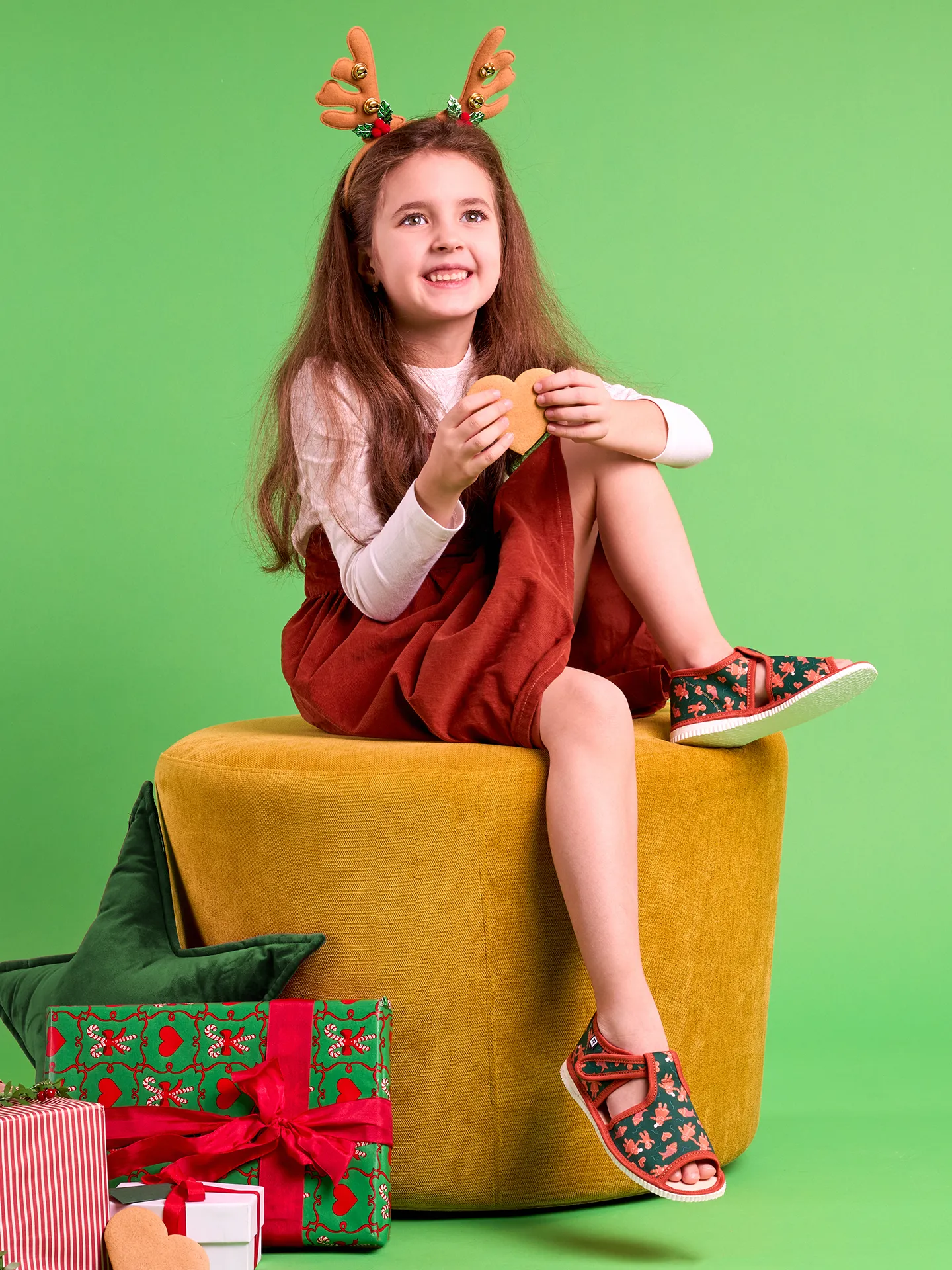 Kinderpantoffels open teen Speculaas - Image 5