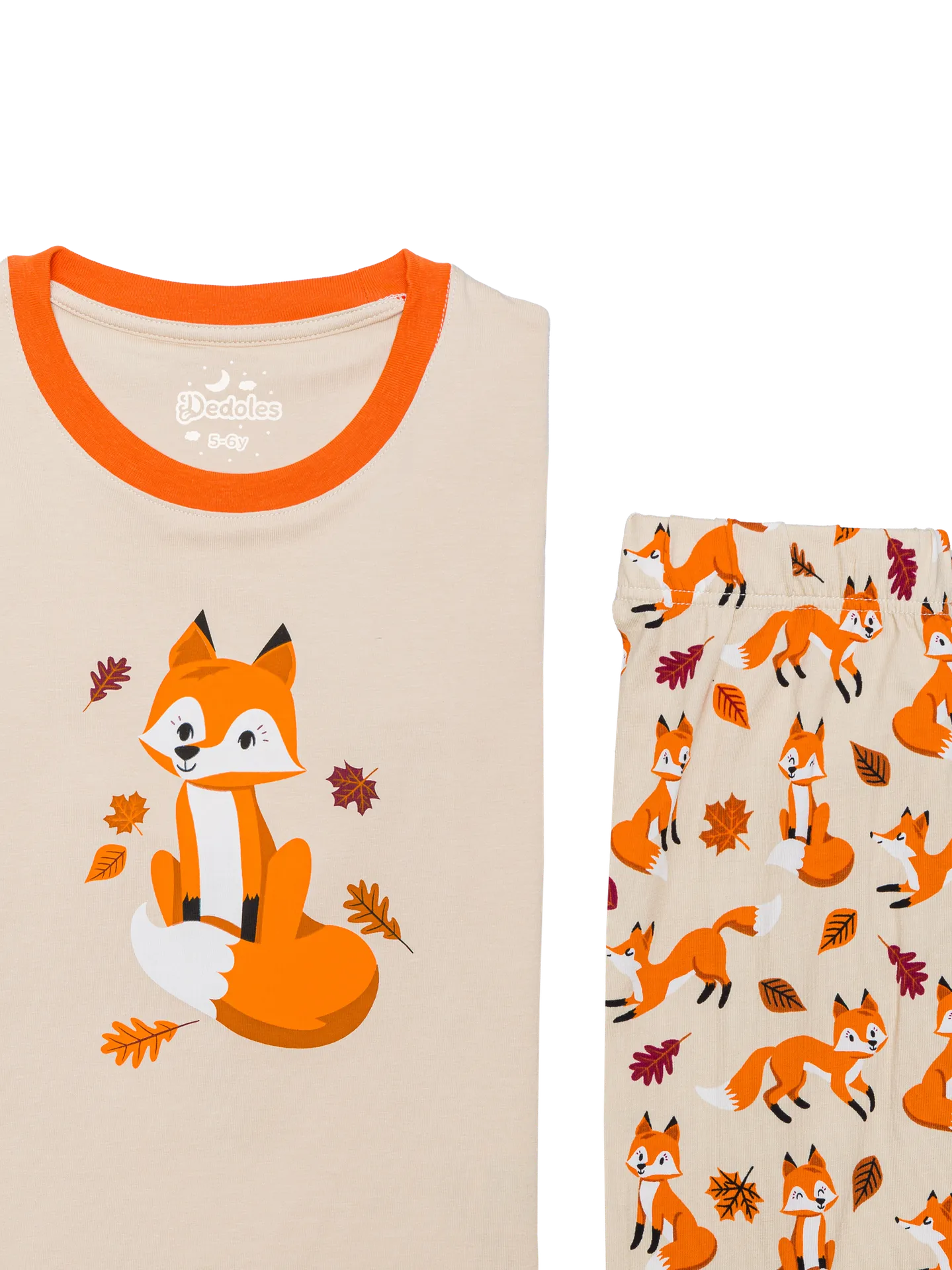 Vrolijke kinderpyjama Herfst vos - Image 2