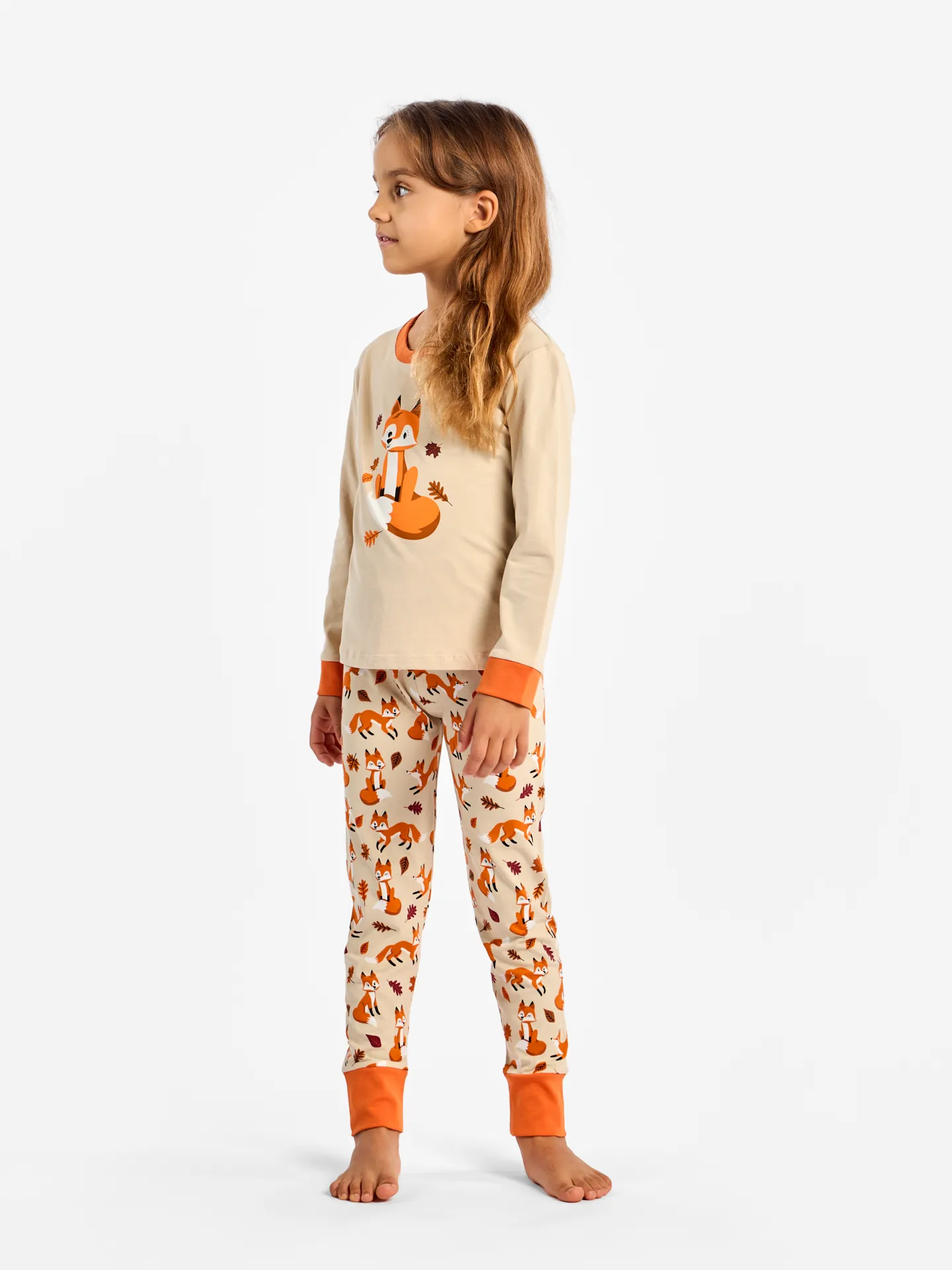Vrolijke kinderpyjama Herfst vos - Image 3