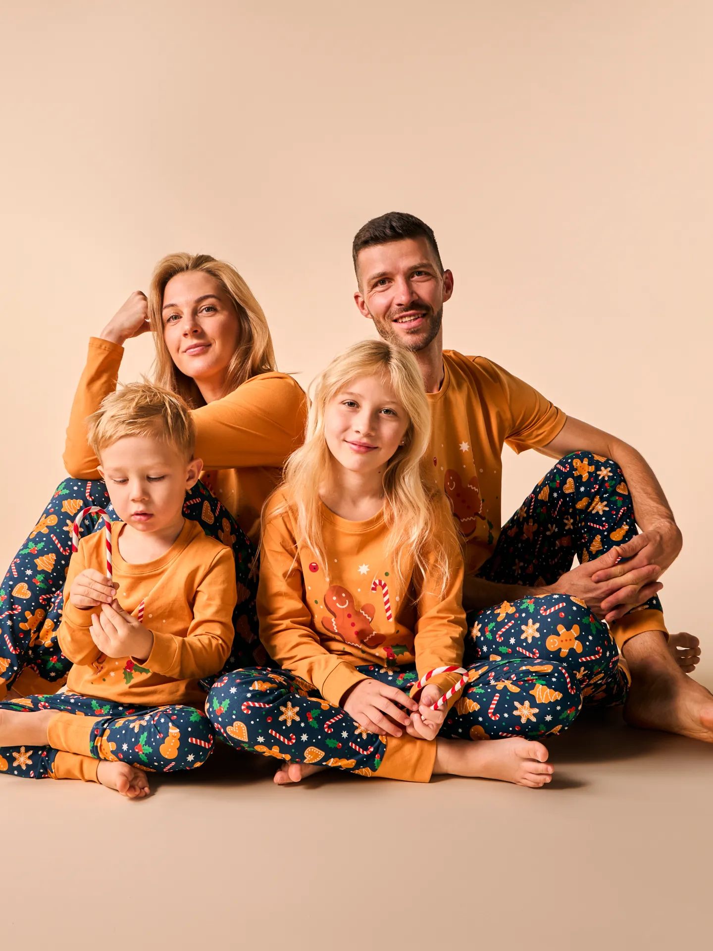 Vrolijke kinderpyjama Speculaas en snoep - Image 4