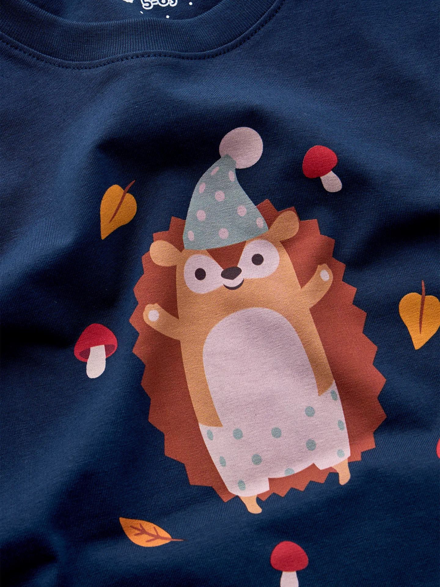 Vrolijke kinderpyjama Egel en paddestoelen - Image 2