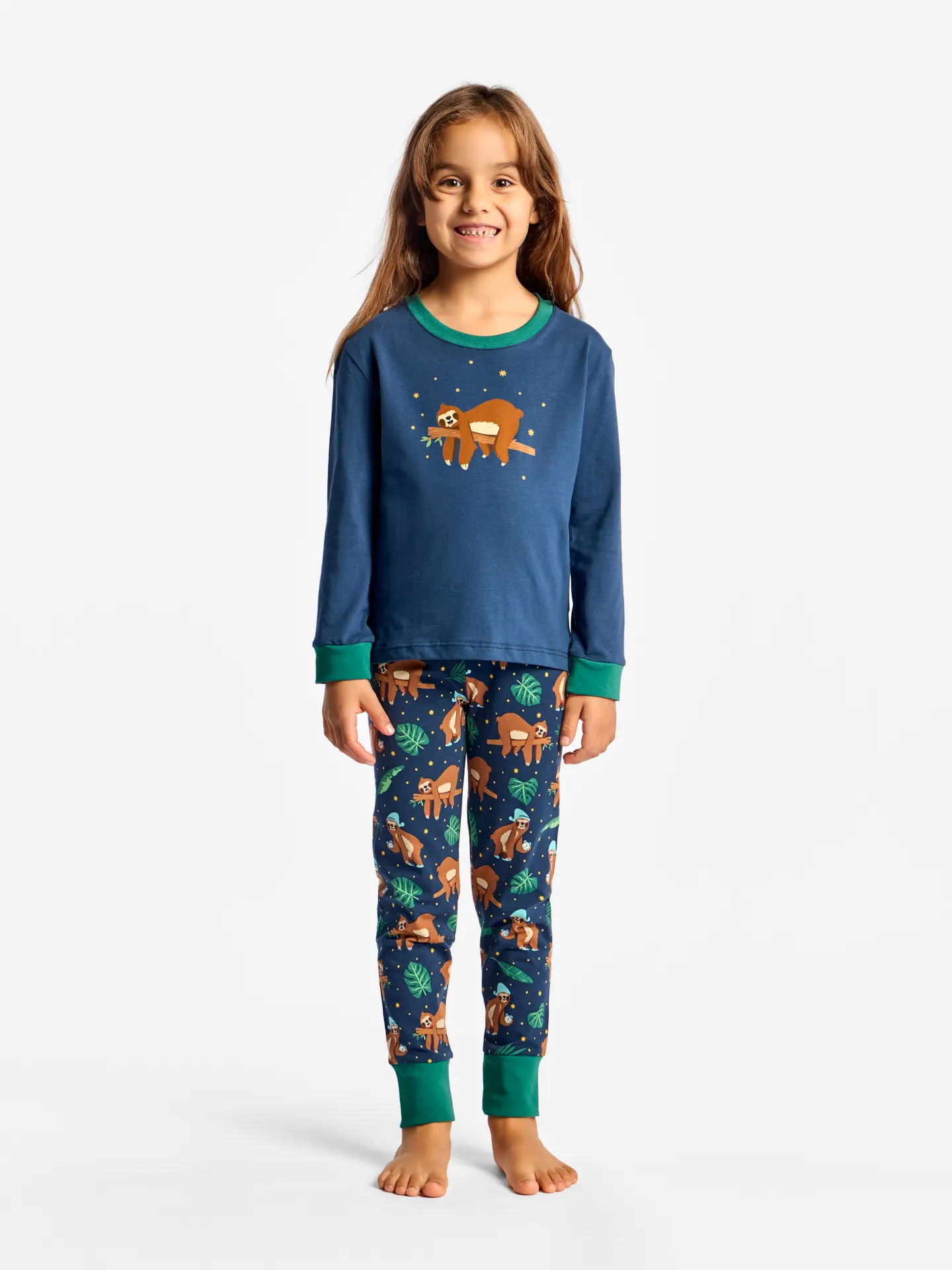 Vrolijke kinderpyjama Slaperige luiaard - Image 4