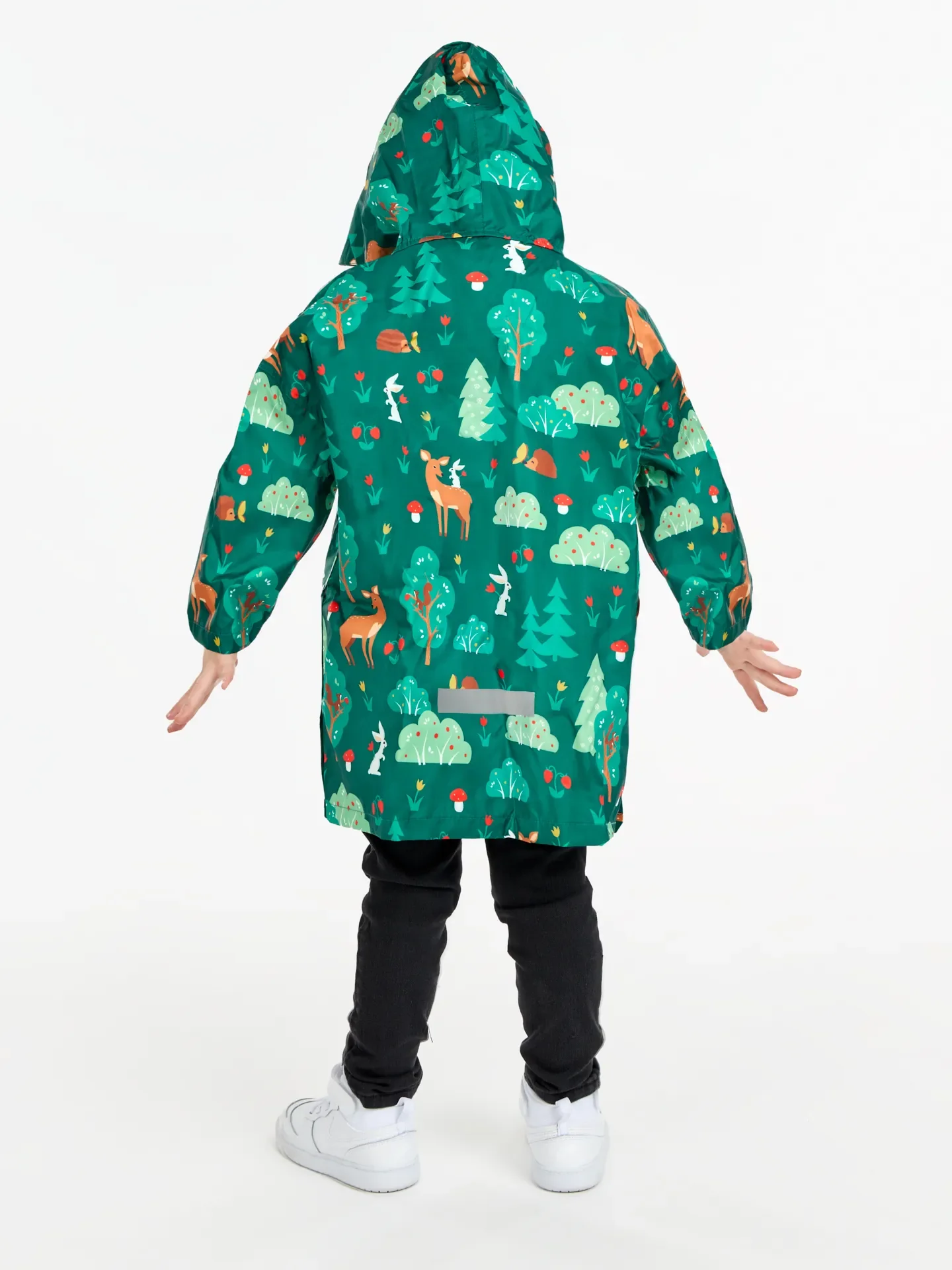 Vrolijke regenjas voor kinderen Bosvrienden - Image 4