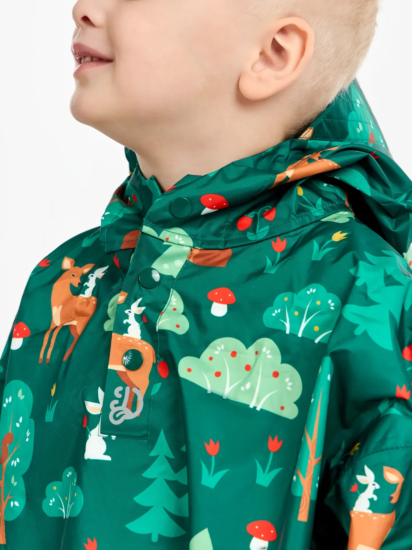 Vrolijke regenjas voor kinderen Bosvrienden - Image 5