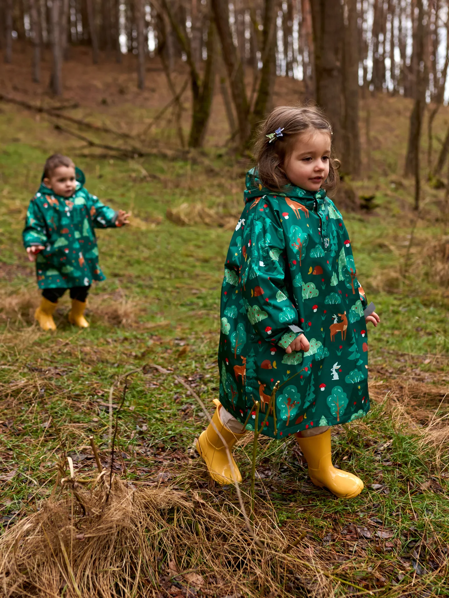 Vrolijke regenjas voor kinderen Bosvrienden - Image 8