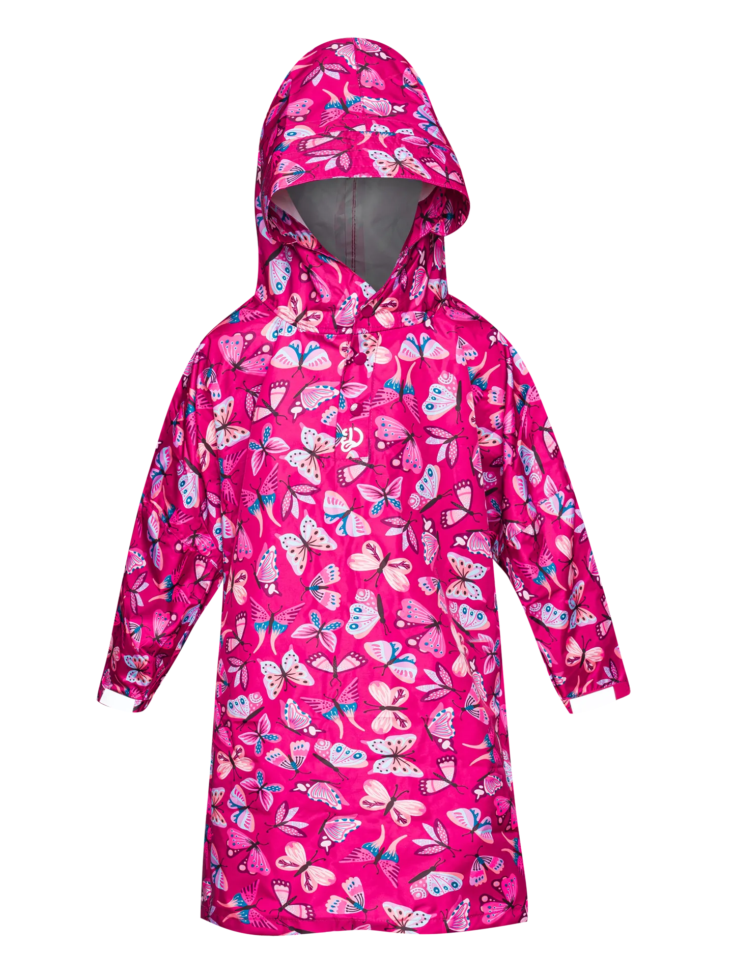 Vrolijke regenjas voor kinderen Roze vlinders