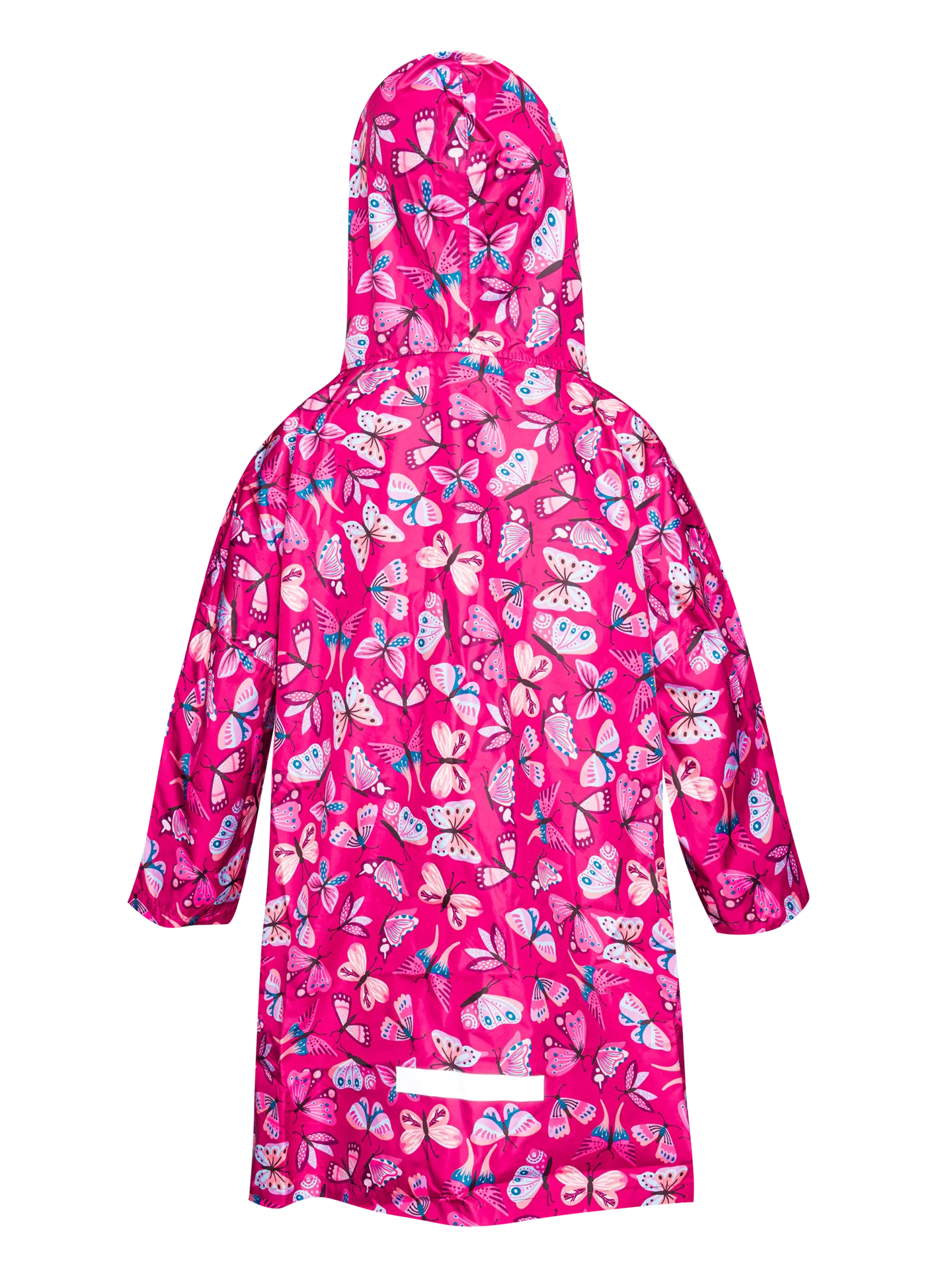Vrolijke regenjas voor kinderen Roze vlinders - Image 2