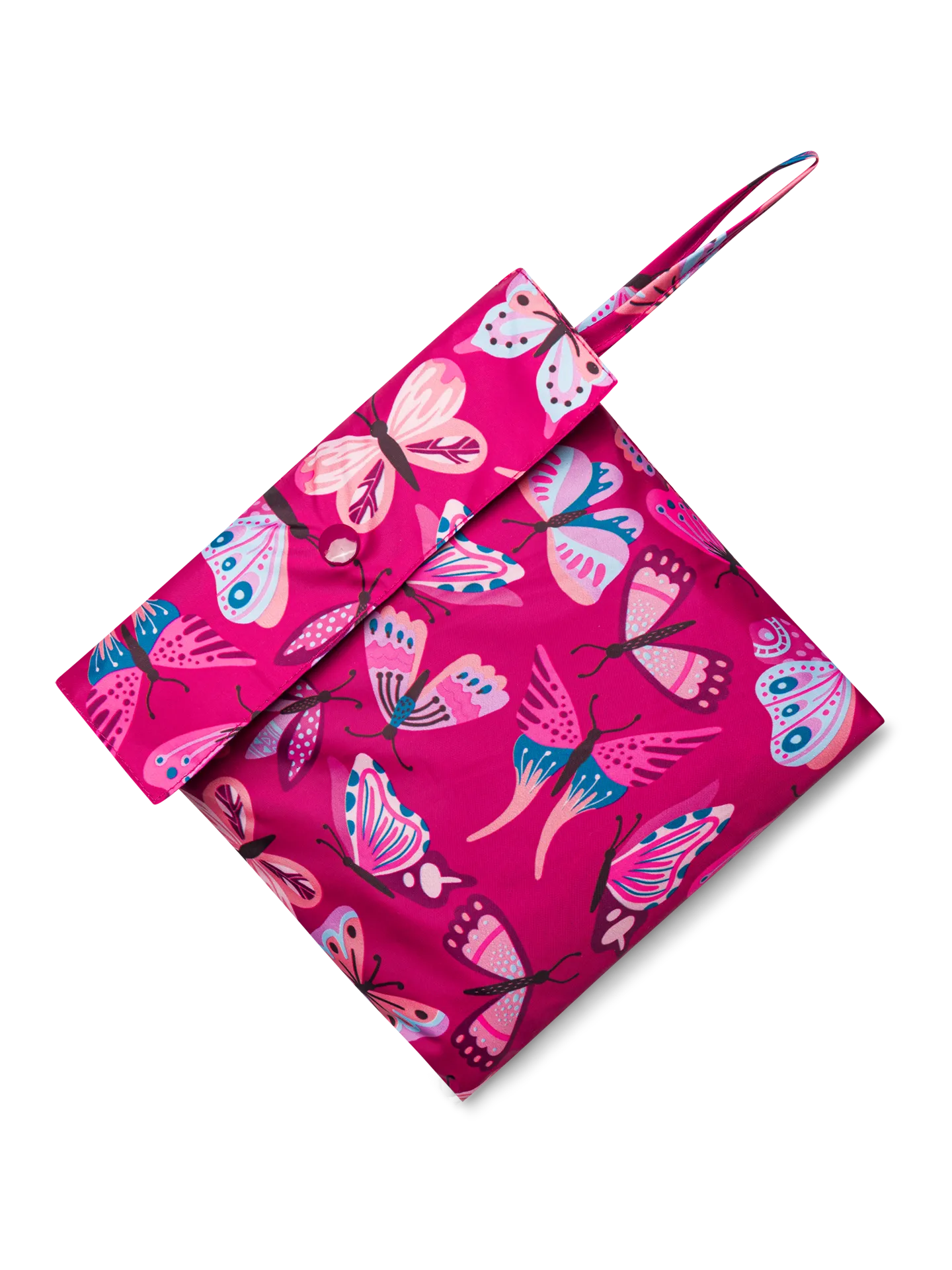 Vrolijke regenjas voor kinderen Roze vlinders - Image 3