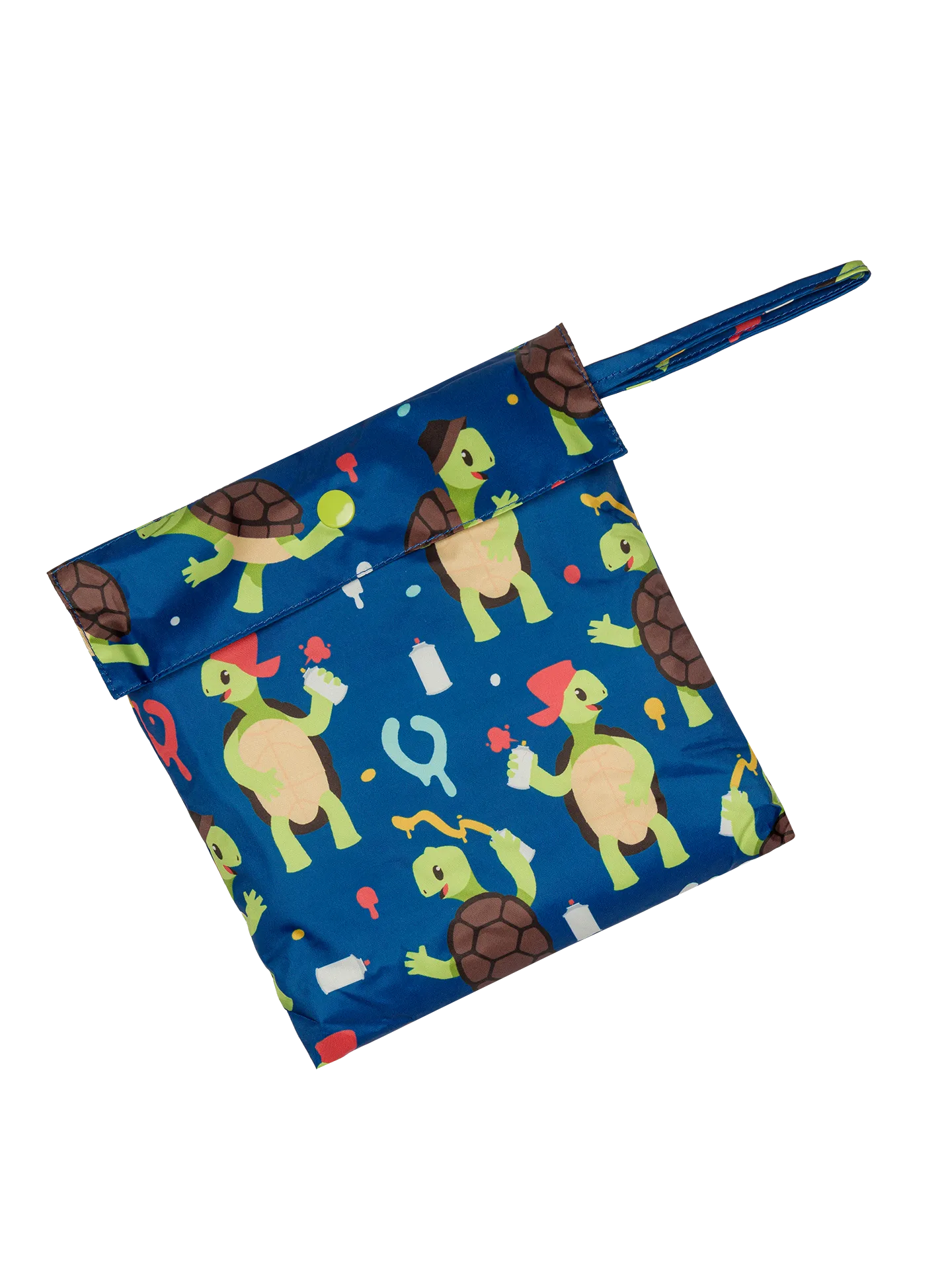 Vrolijke regenjas voor kinderen Schildpad de artiest - Image 3
